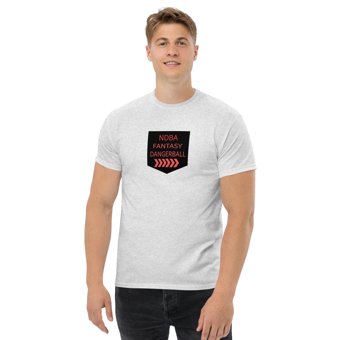 NDBA FANTASY DANGERBALL SHIELD LOGO- Men's classic tee