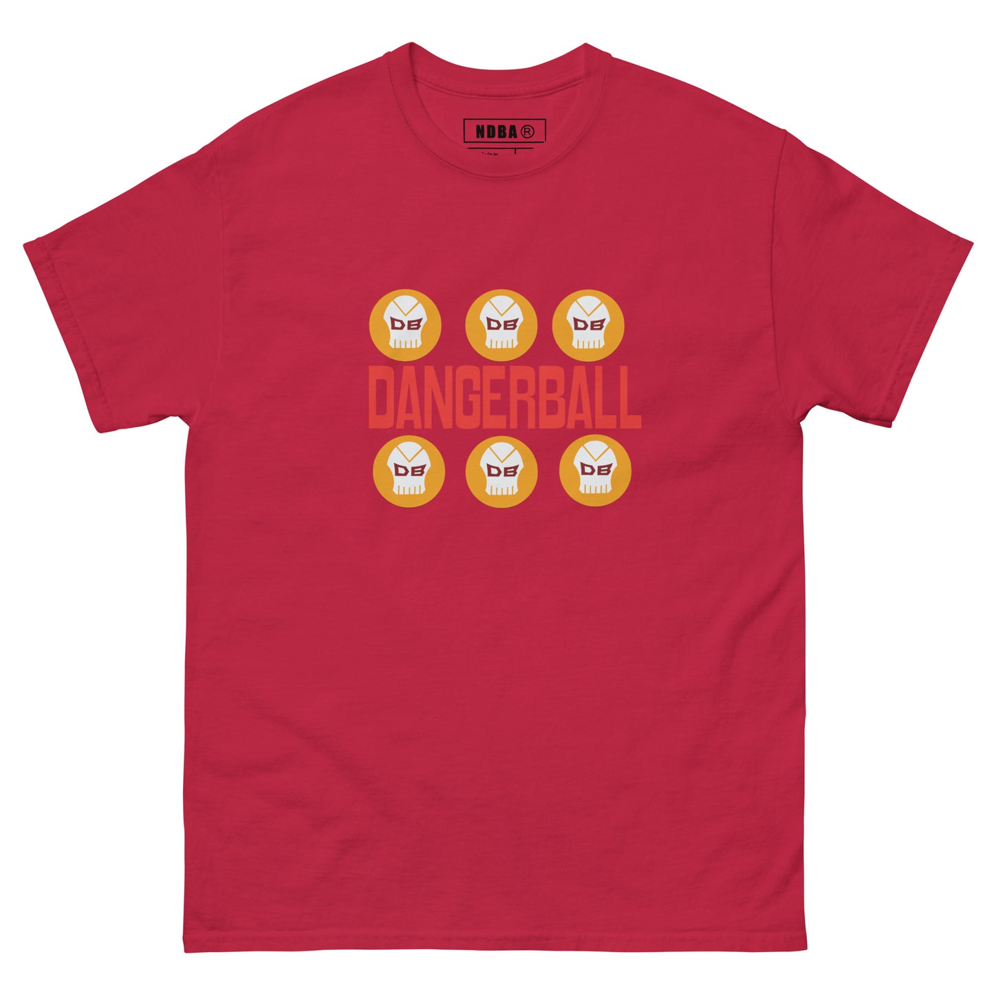 DANGERBALL - 6 TIMES - DB DANGERBALL SKULL - WIN NOW NOT LATER - VERSION - Men's classic tee