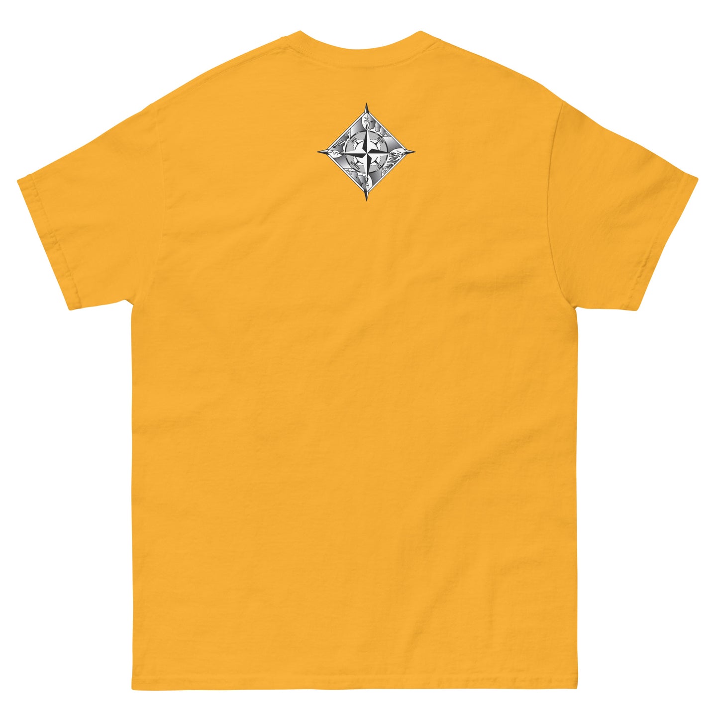 RUNN TO THE NORTH- COMPASS LOGO -Men's classic tee