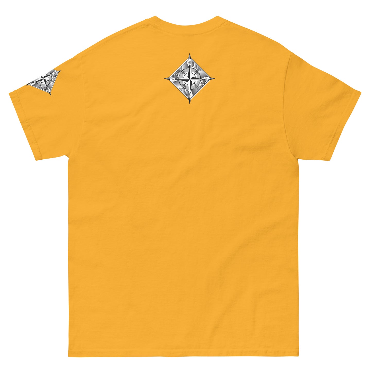RUNN TO THE NORTH - COMPASS LOGO -RHINO BLAST #3 - Men's classic tee
