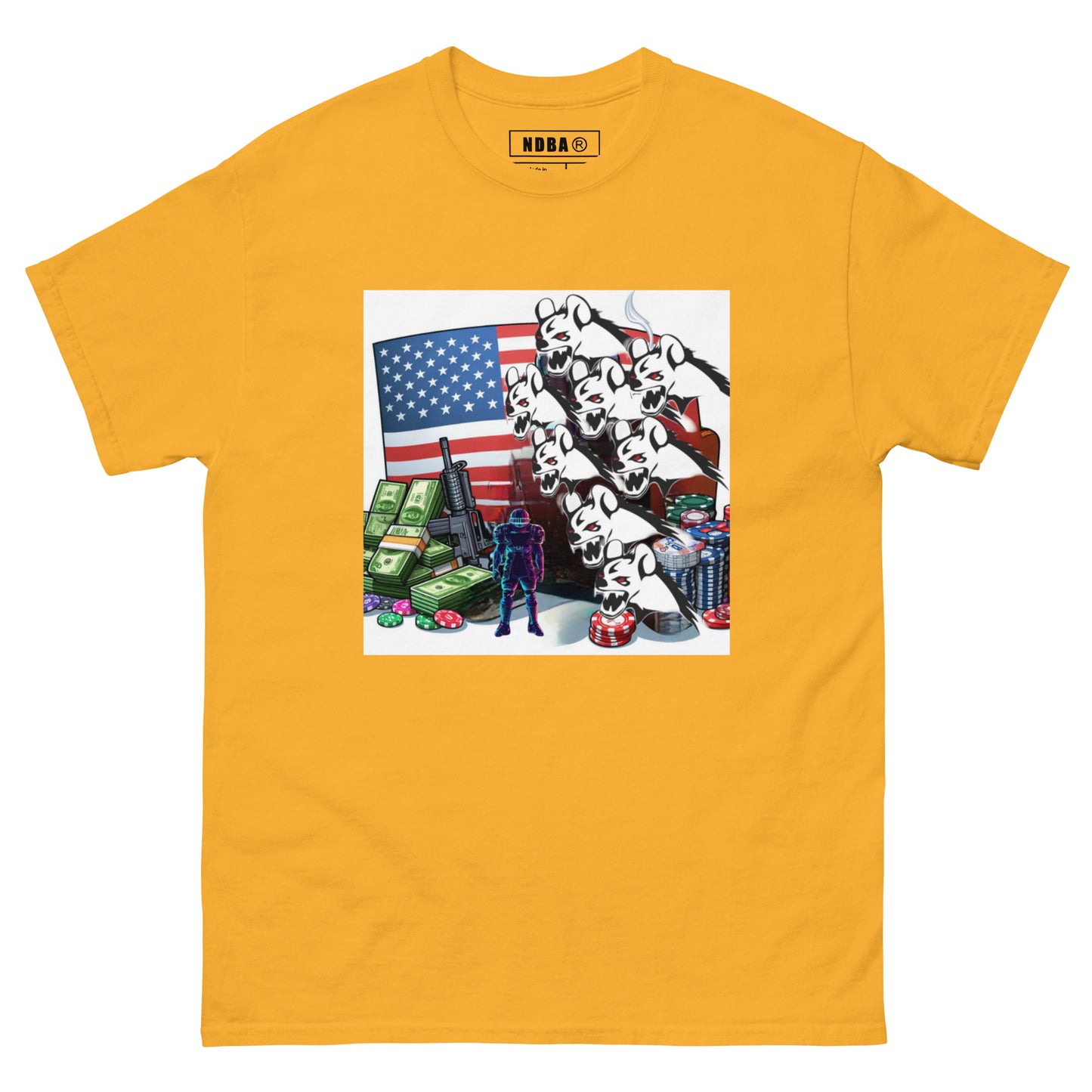DANGERBALL - HUMAN WEAPON - VS GAMBLING HYENAS - VERSION - Men's classic tee