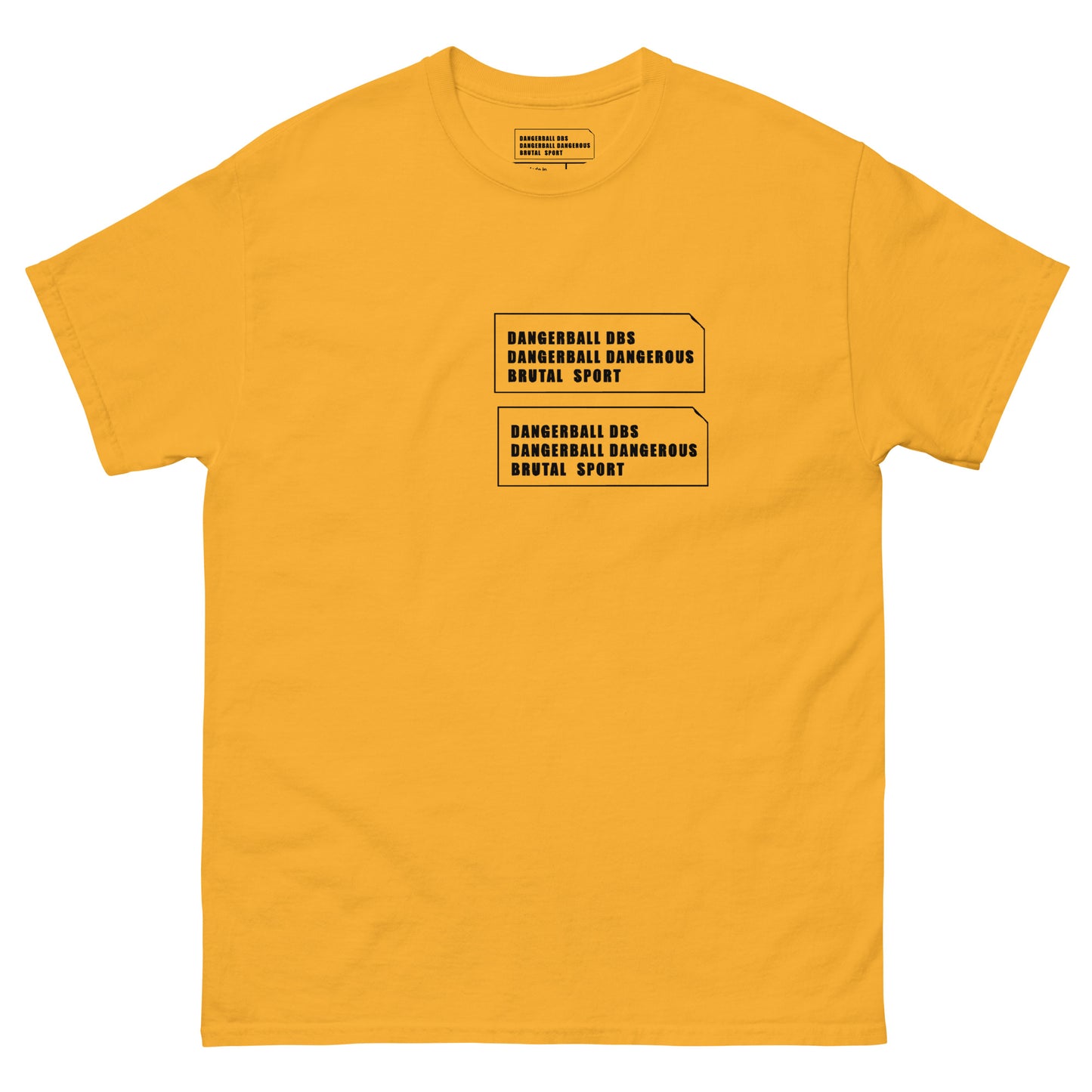 DANGERBALL DBS- DANGEROUS BRUTAL SPORT - Times 2X - Men's classic tee