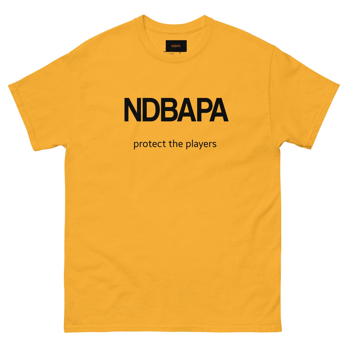 NDBAPA - protect the players - Men's classic tee