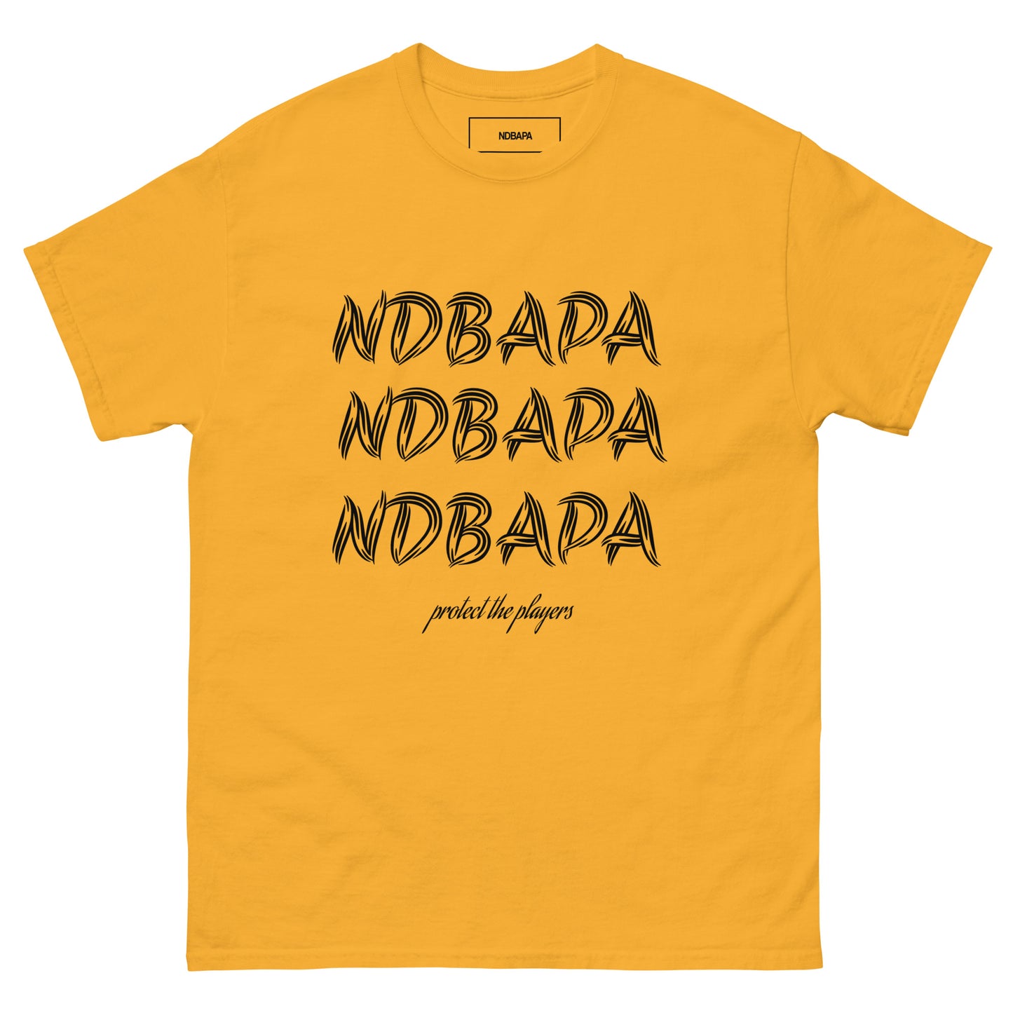 NDBAPA - 3X TIMES - protect the players - Men's classic tee