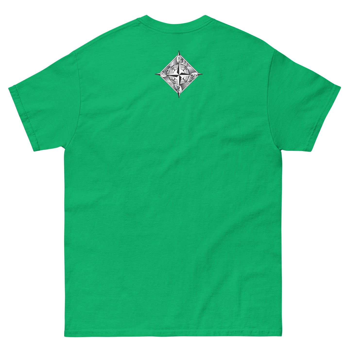 RUNN TO THE NORTH- COMPASS LOGO -Men's classic tee