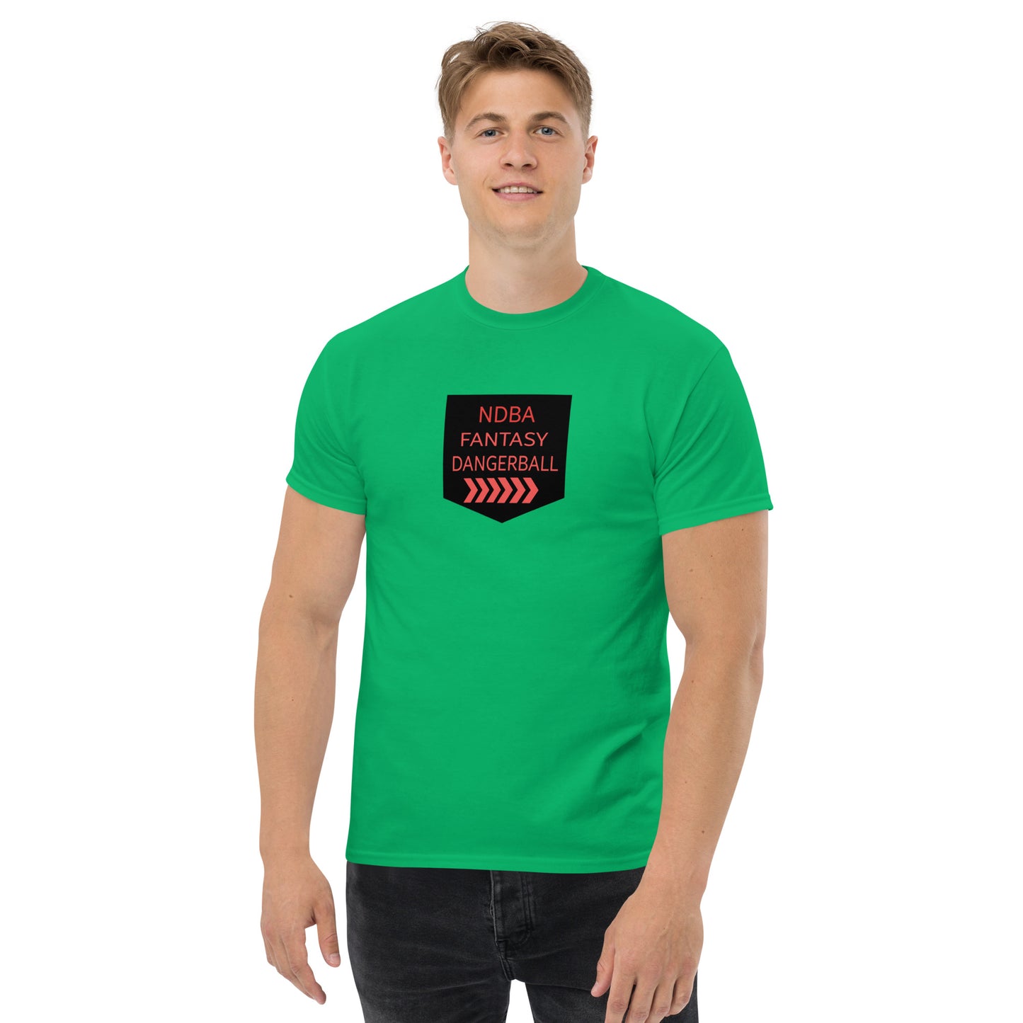 NDBA FANTASY DANGERBALL SHIELD LOGO- Men's classic tee
