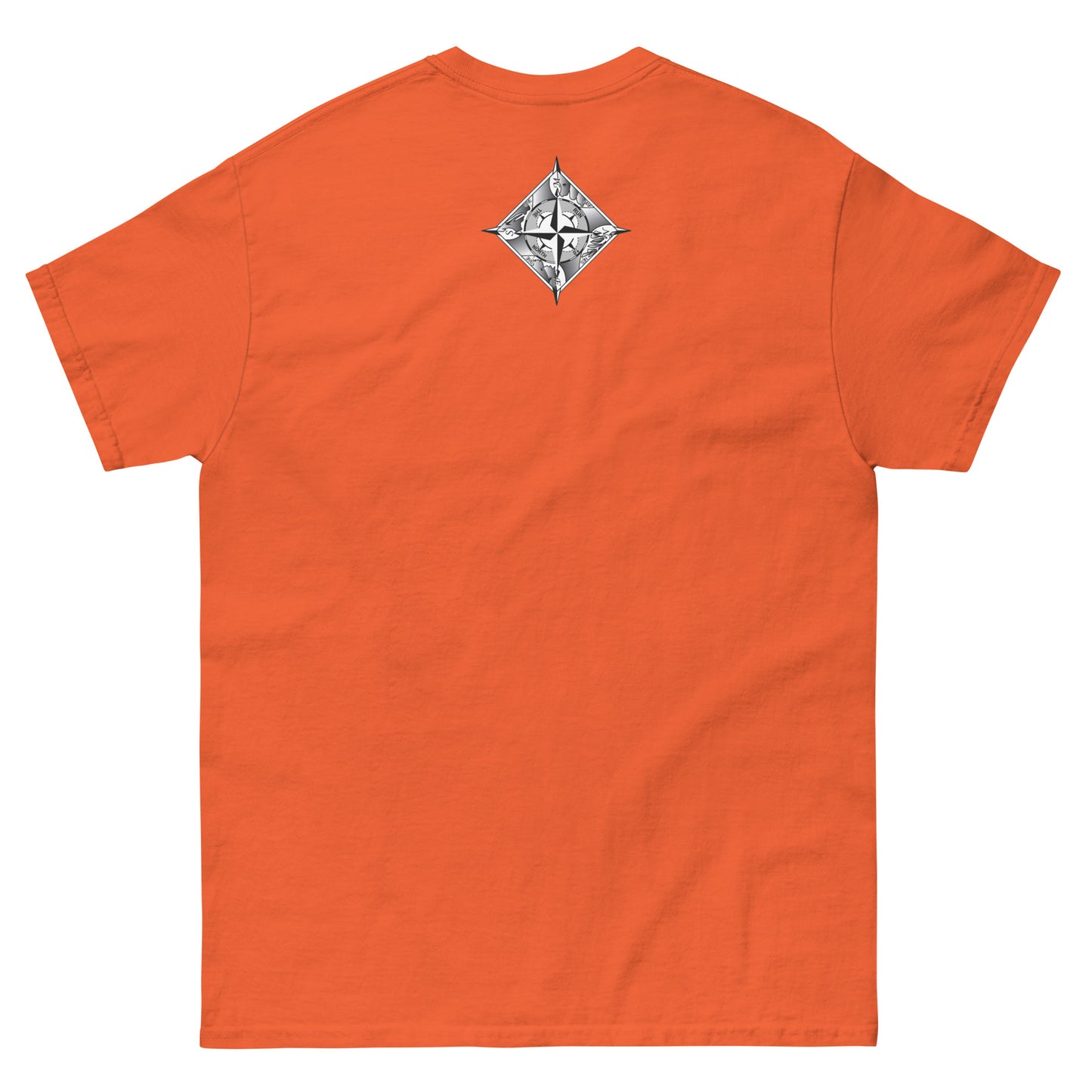 RUNN TO THE NORTH- COMPASS LOGO -Men's classic tee