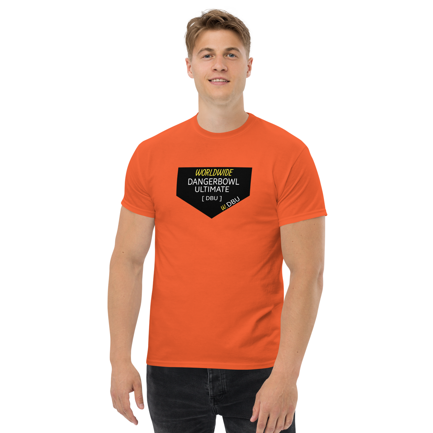 WORLDWIDE DANGERBOWL ULTIMATE SHIELD LOGO - Men's classic tee