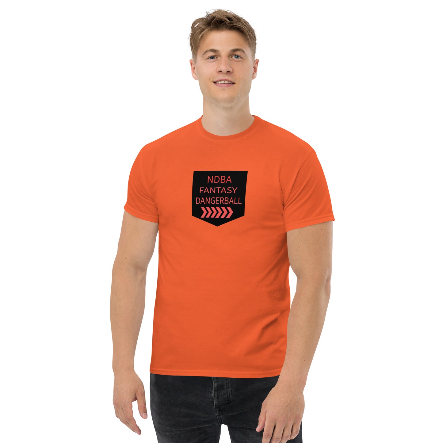 NDBA FANTASY DANGERBALL SHIELD LOGO- Men's classic tee