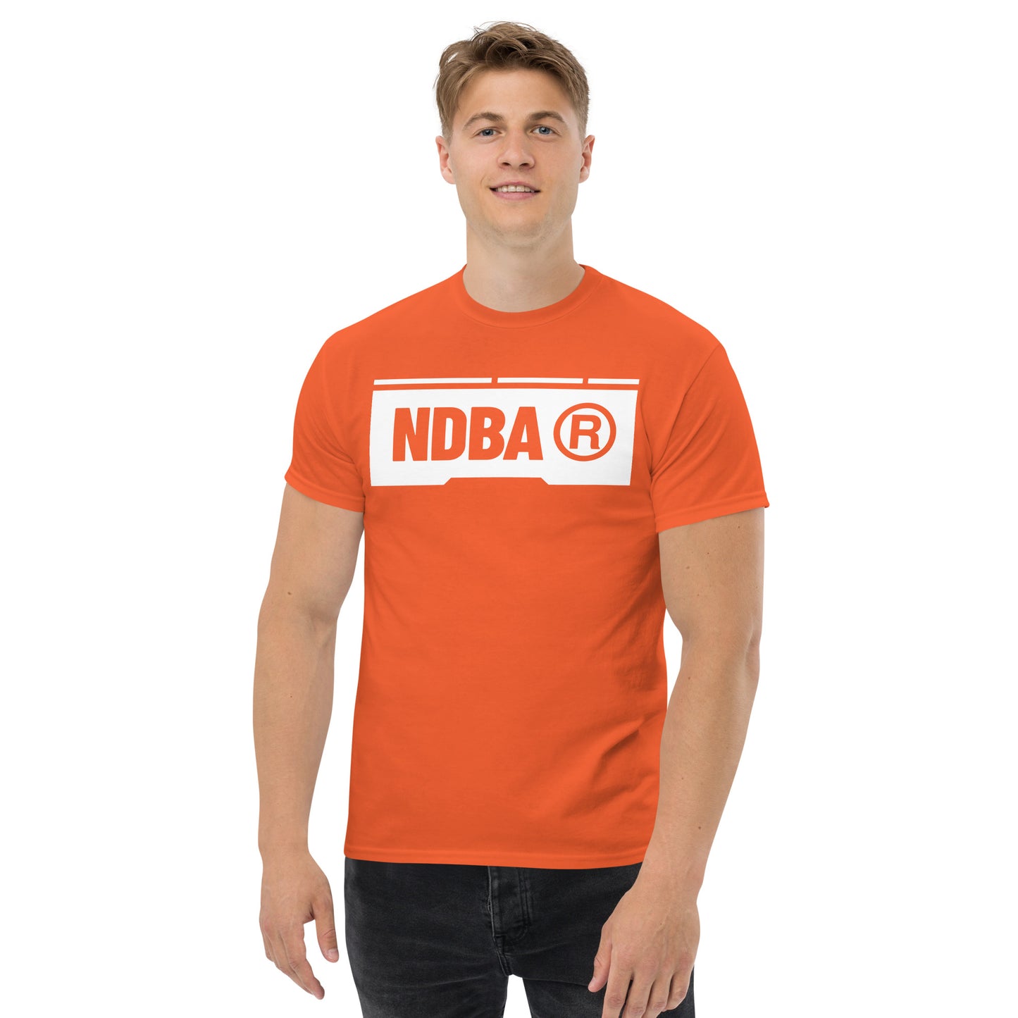 NDBA TECH TEXT-Men's classic tee
