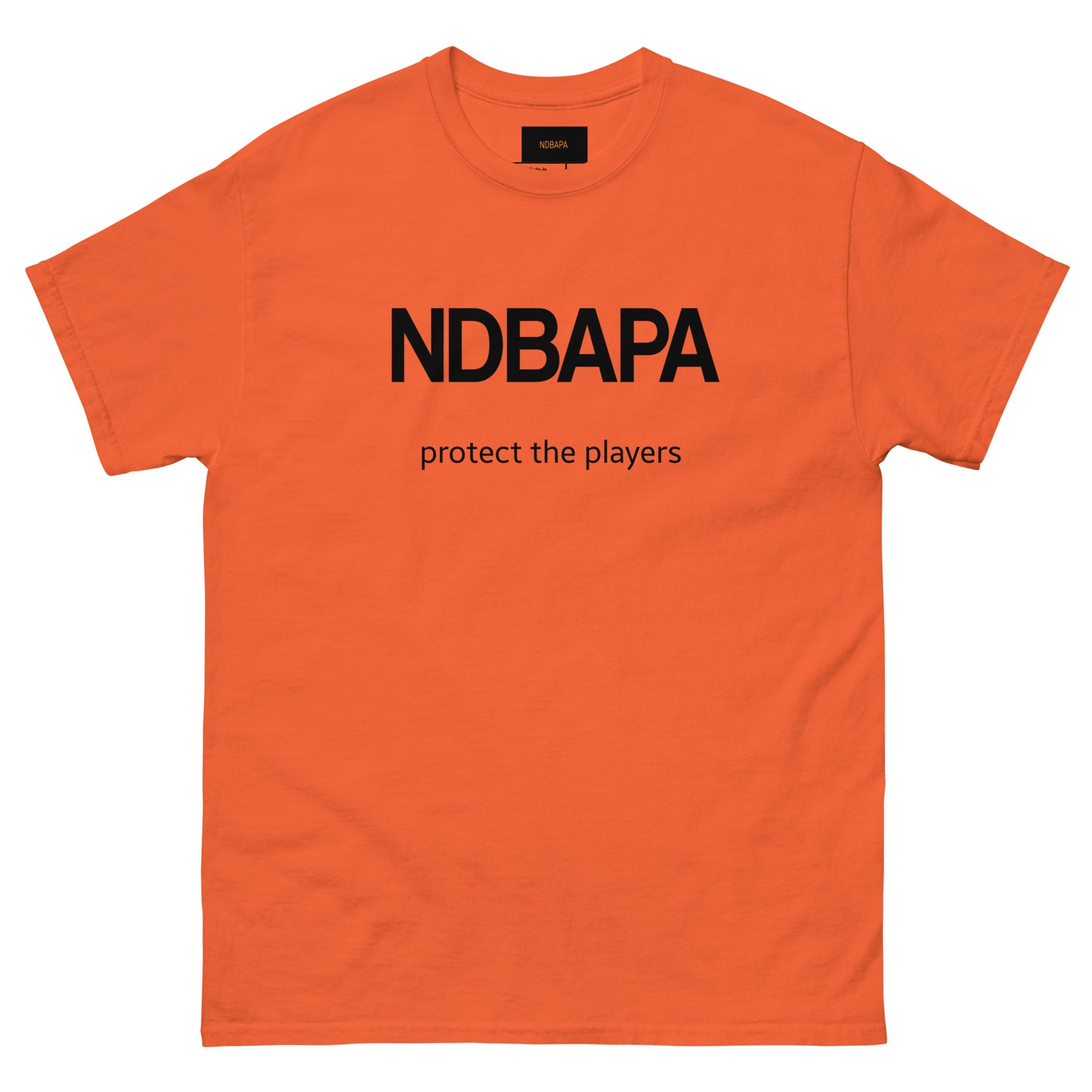 NDBAPA - protect the players - Men's classic tee