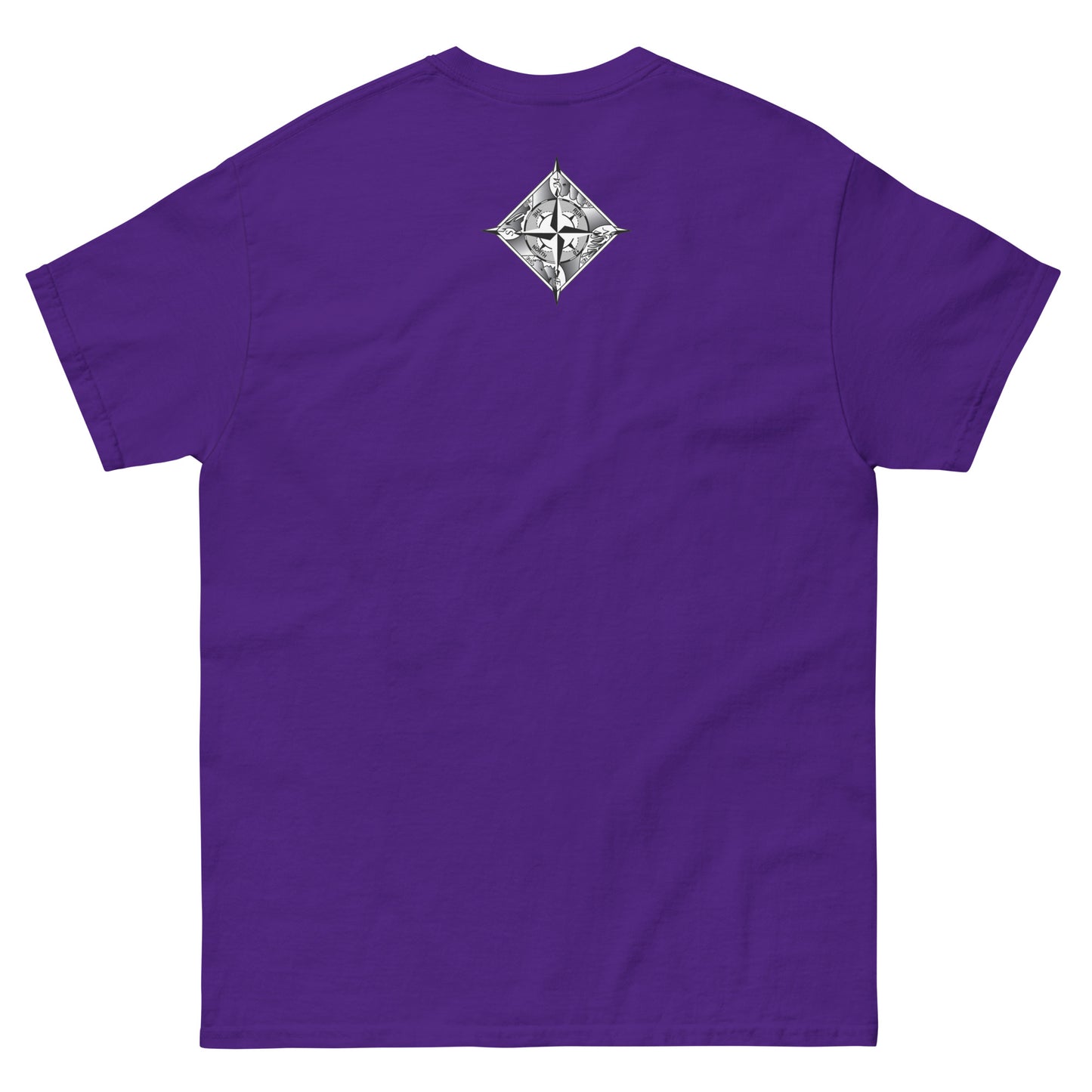 RUNN TO THE NORTH- COMPASS LOGO -Men's classic tee