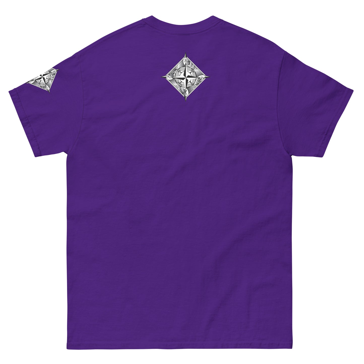 RUNN TO THE NORTH - COMPASS LOGO -RHINO BLAST #4 - Men's classic tee