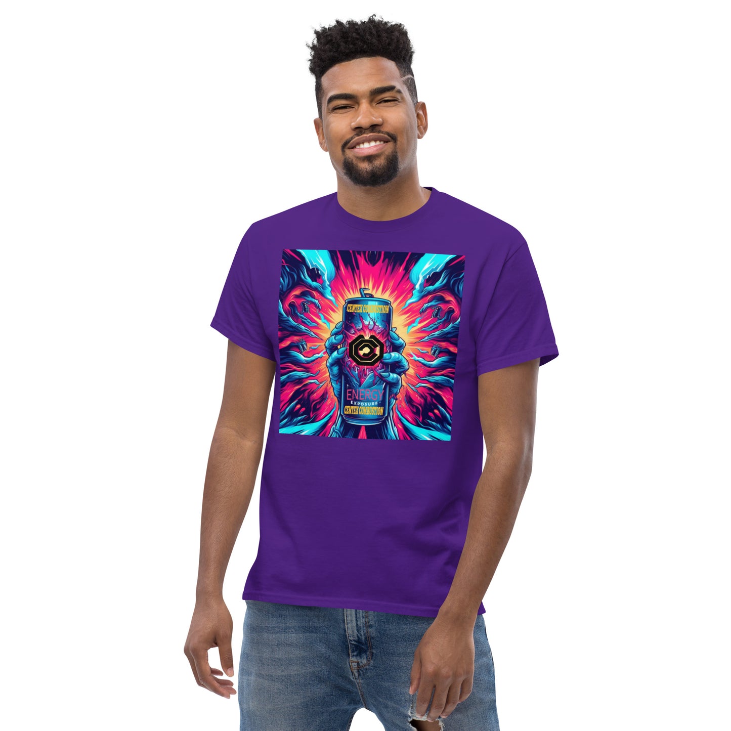 CENTEX COMBUSTION - ENERGY HAND WITH CAN - VERSION T-Shirt Men's classic tee