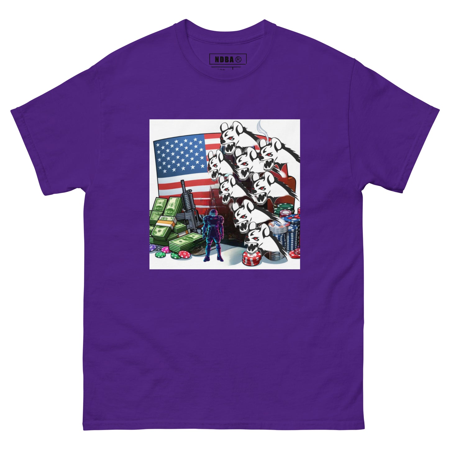 DANGERBALL - HUMAN WEAPON - VS GAMBLING HYENAS - VERSION - Men's classic tee