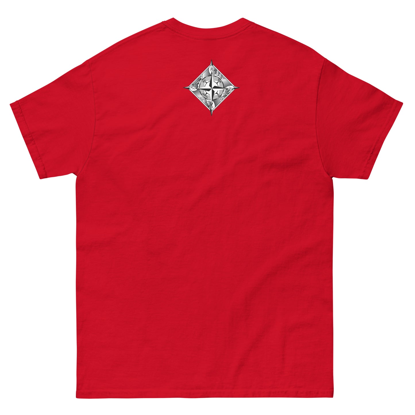 RUNN TO THE NORTH- COMPASS LOGO -Men's classic tee