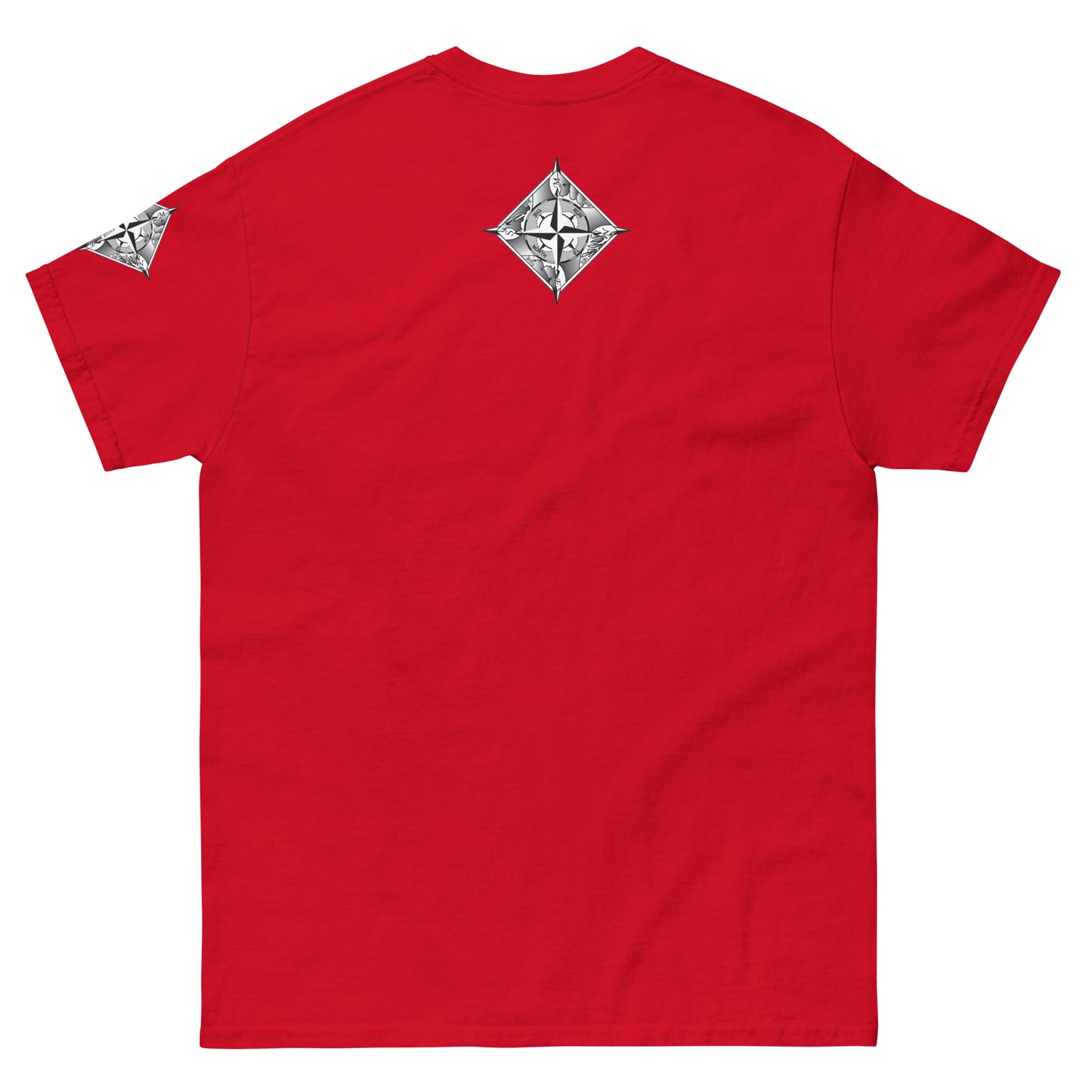 RUNN TO THE NORTH - COMPASS LOGO -RHINO BLAST #1 - Men's classic tee