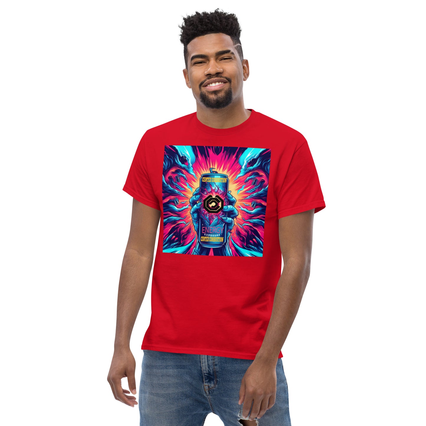 CENTEX COMBUSTION - ENERGY HAND WITH CAN - VERSION T-Shirt Men's classic tee