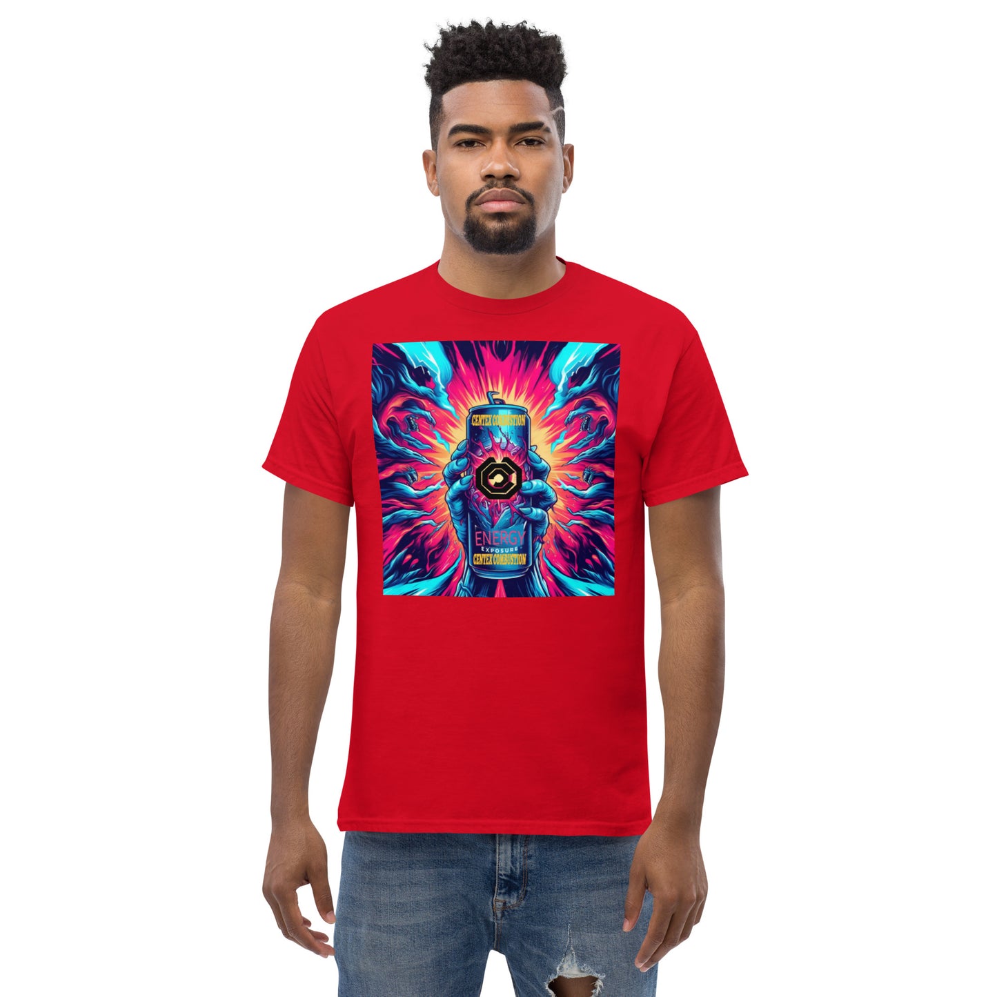 CENTEX COMBUSTION - ENERGY HAND WITH CAN - VERSION T-Shirt Men's classic tee
