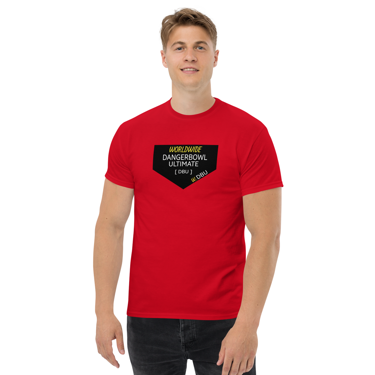 WORLDWIDE DANGERBOWL ULTIMATE SHIELD LOGO - Men's classic tee
