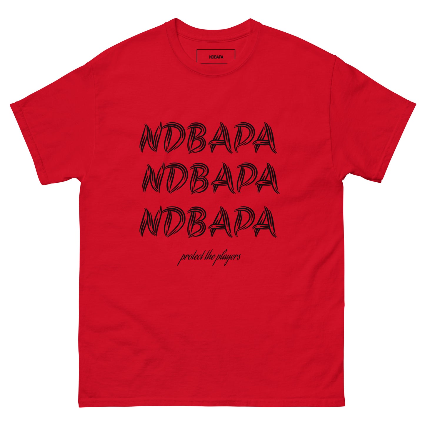 NDBAPA - 3X TIMES - protect the players - Men's classic tee