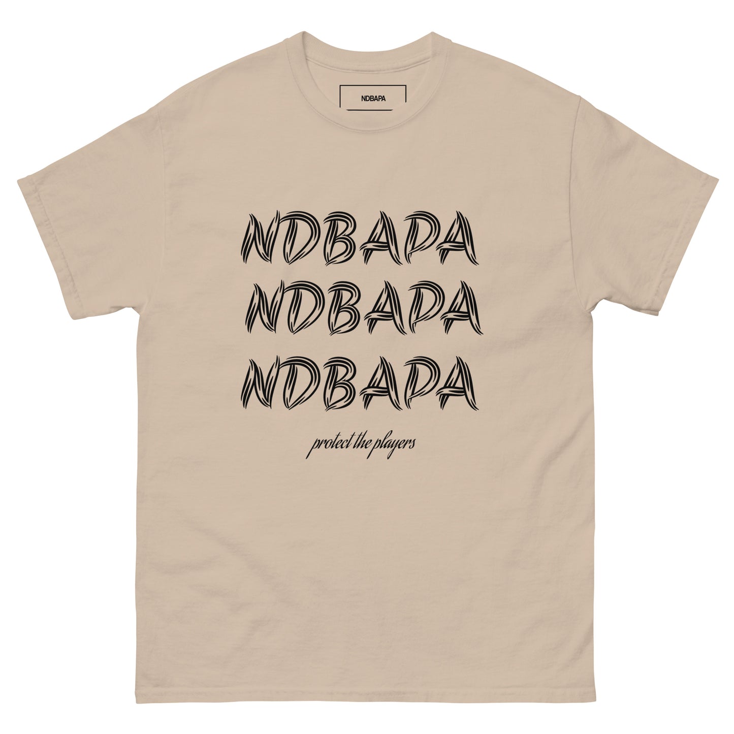 NDBAPA - 3X TIMES - protect the players - Men's classic tee