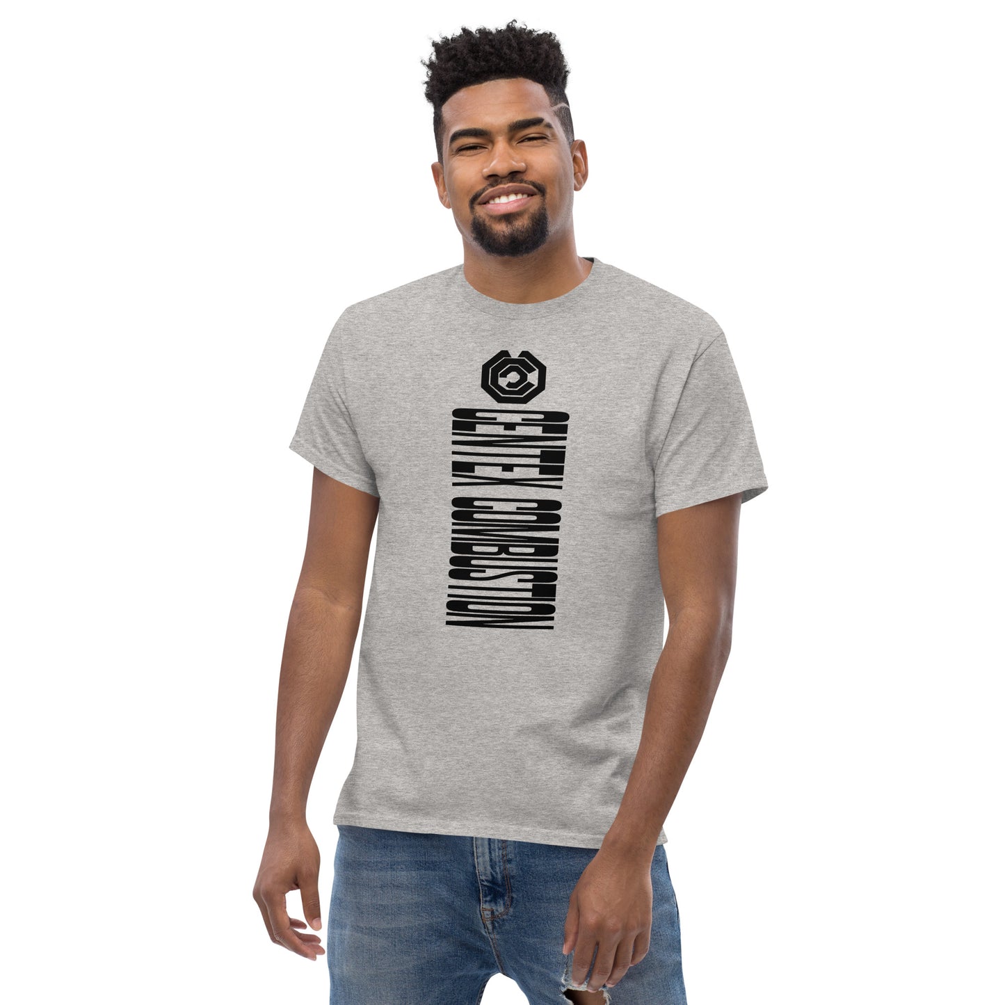 CENTEX COMBUSTION - SIDEWAYS LOGO - COMBUSTION ENERGY C GEARS - SMALL LOGO VERSION T-Shirt Men's classic tee