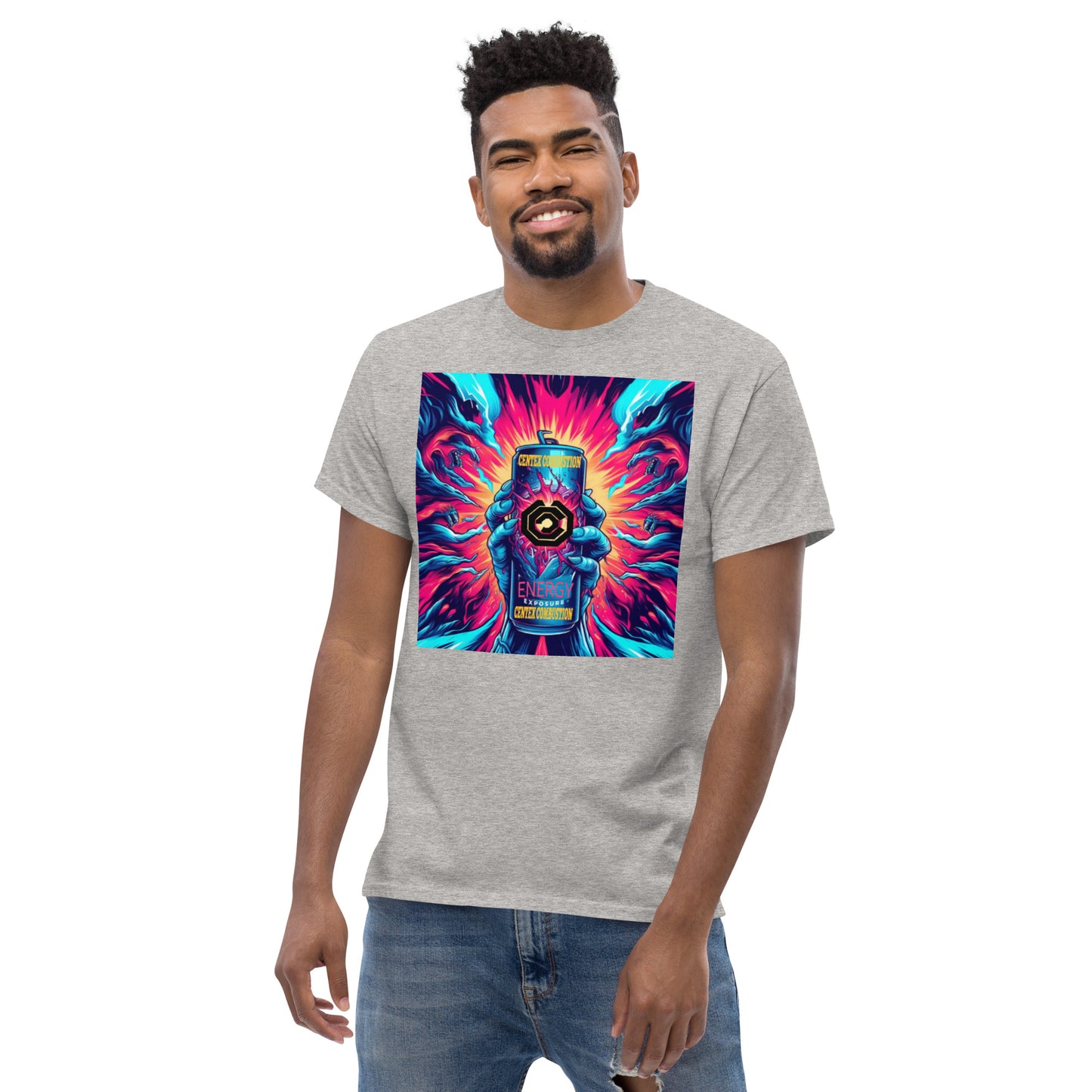 CENTEX COMBUSTION - ENERGY HAND WITH CAN - VERSION T-Shirt Men's classic tee