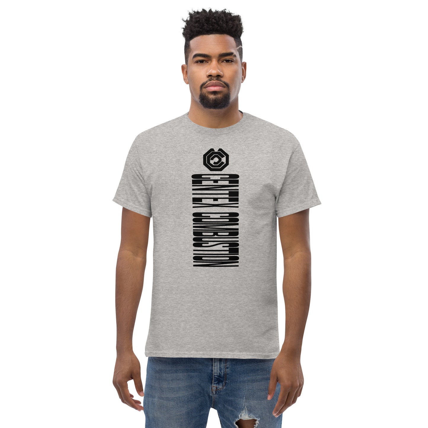 CENTEX COMBUSTION - SIDEWAYS LOGO - COMBUSTION ENERGY C GEARS - SMALL LOGO VERSION T-Shirt Men's classic tee