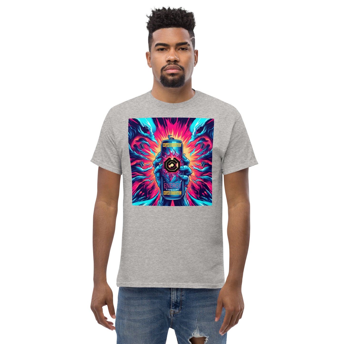 CENTEX COMBUSTION - ENERGY HAND WITH CAN - VERSION T-Shirt Men's classic tee