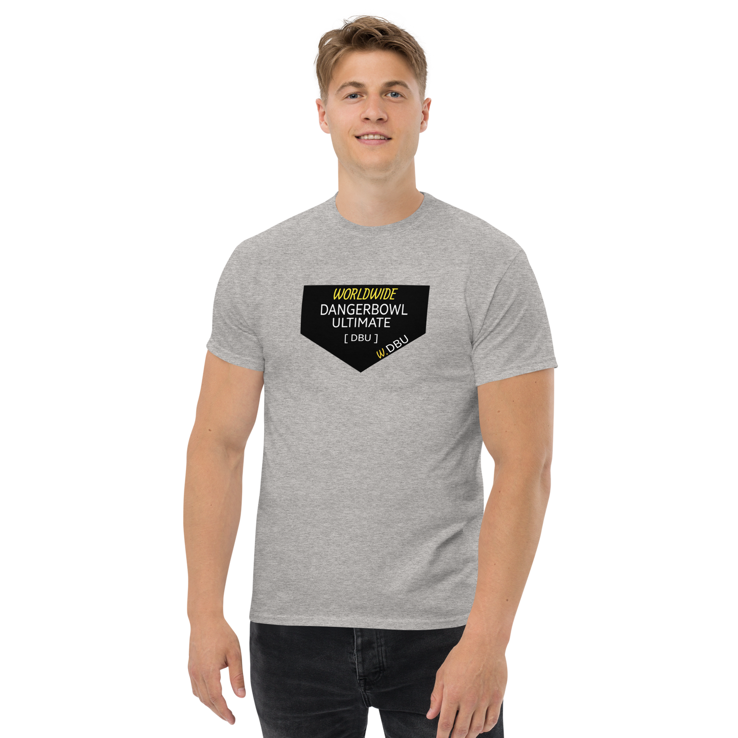 WORLDWIDE DANGERBOWL ULTIMATE SHIELD LOGO - Men's classic tee
