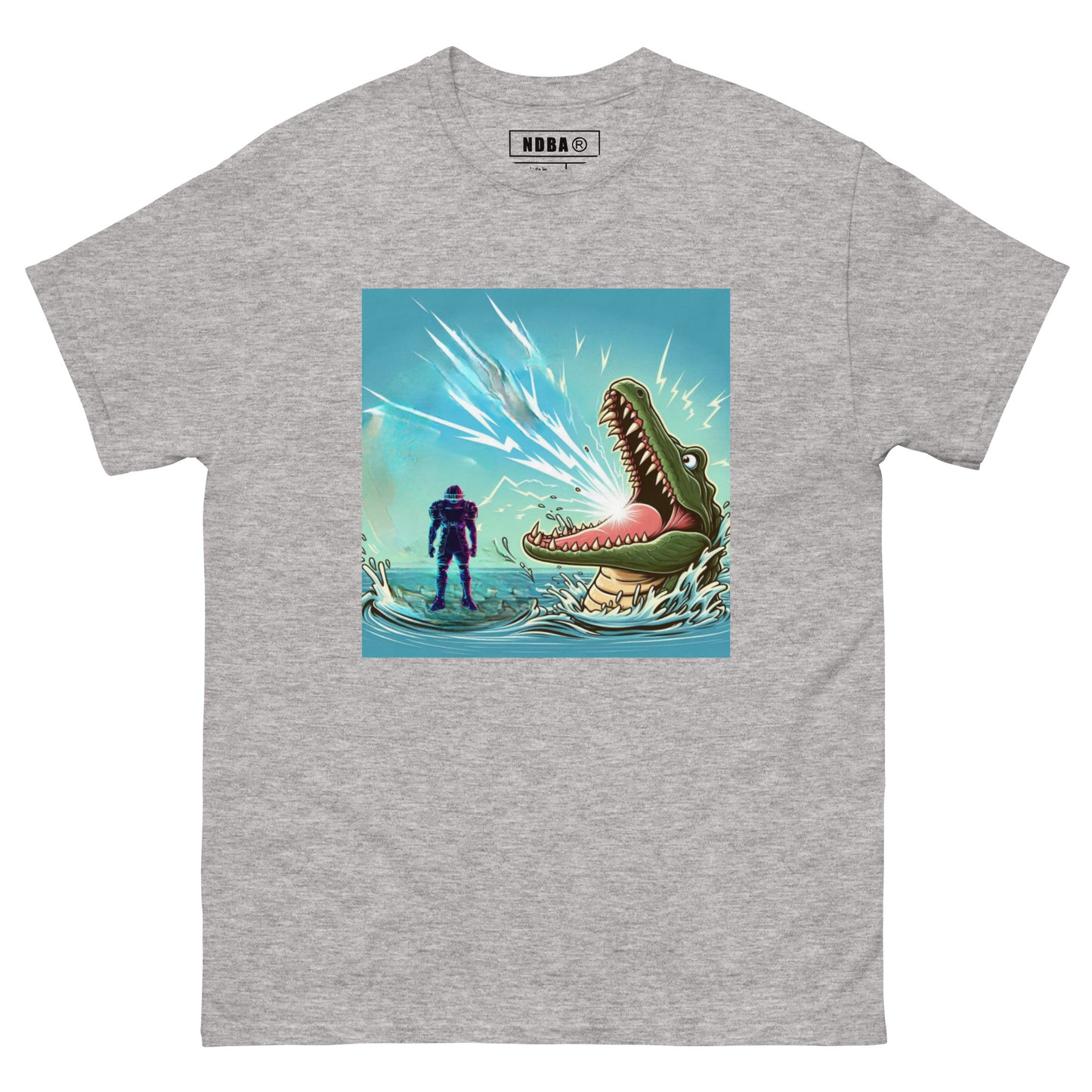 DANGERBALL - HUMAN WEAPON VS HATER CROC - VERSION - Men's classic tee
