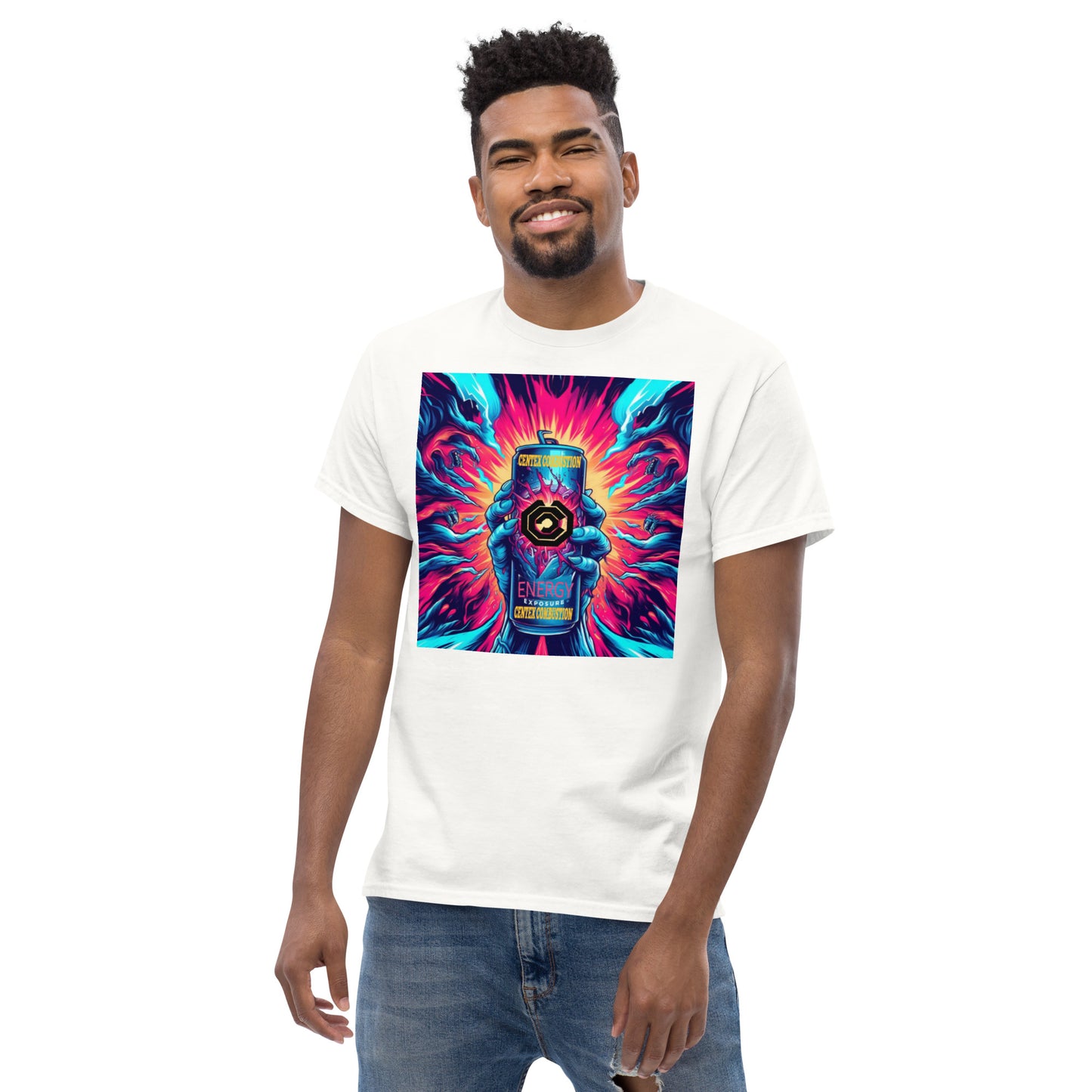 CENTEX COMBUSTION - ENERGY HAND WITH CAN - VERSION T-Shirt Men's classic tee