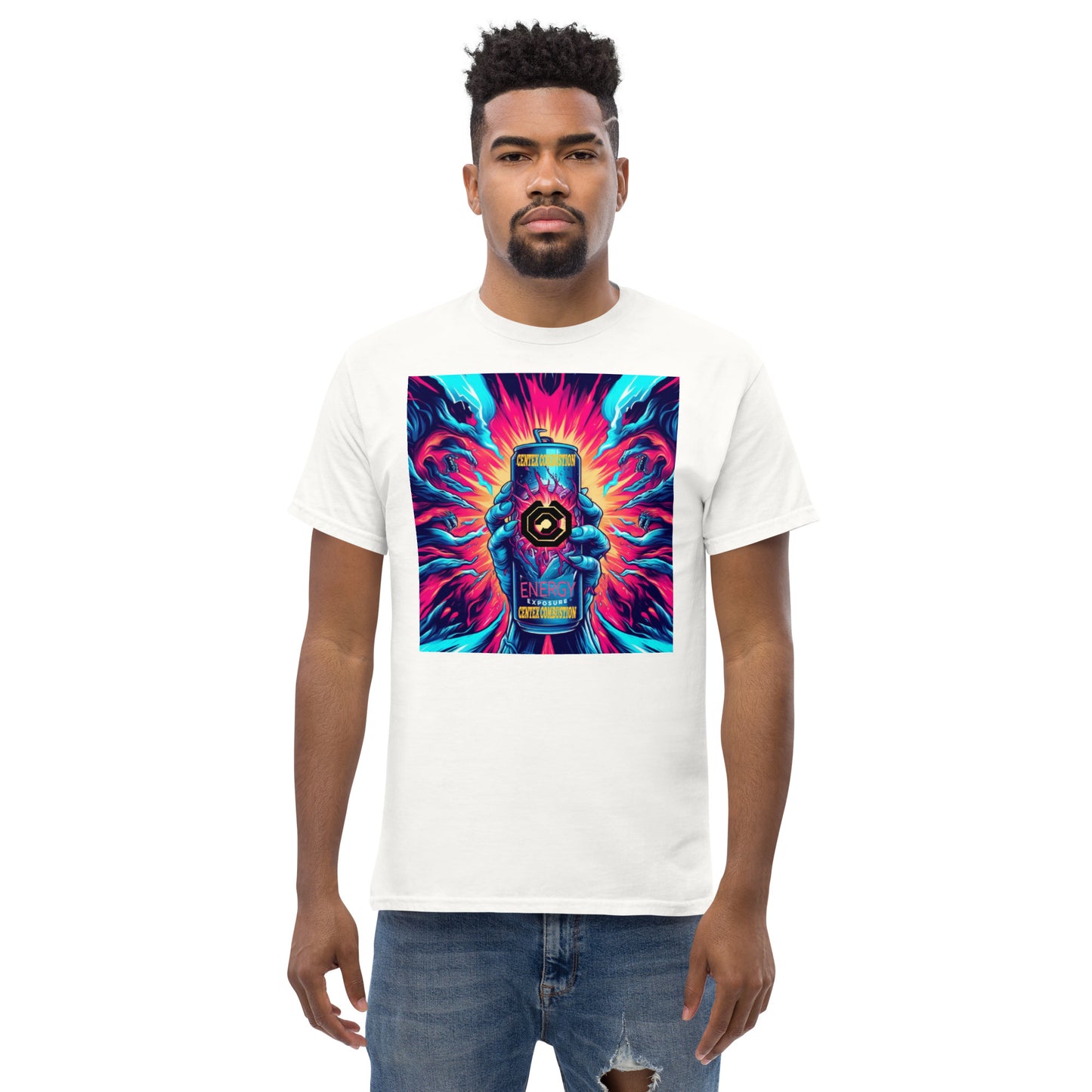 CENTEX COMBUSTION - ENERGY HAND WITH CAN - VERSION T-Shirt Men's classic tee
