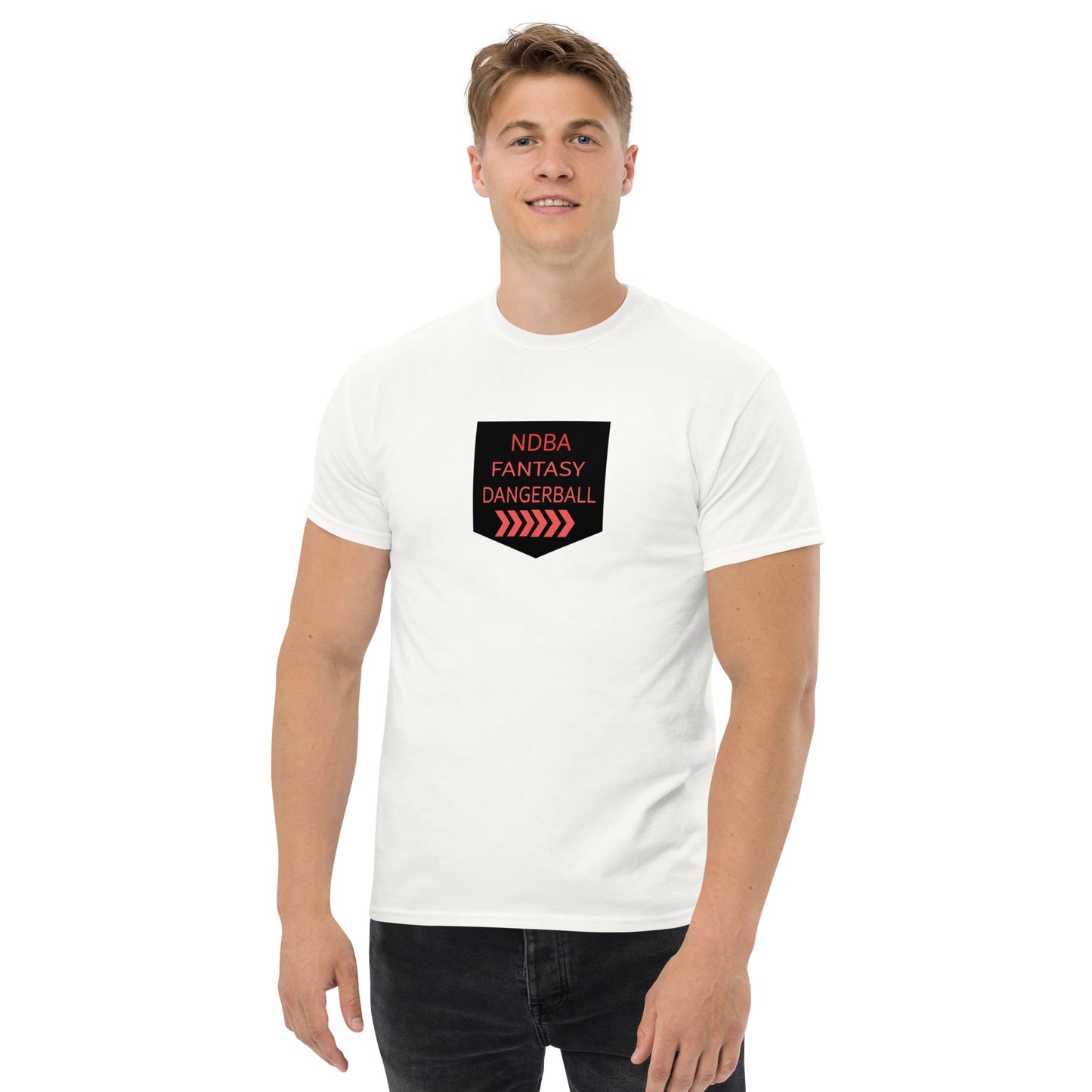 NDBA FANTASY DANGERBALL SHIELD LOGO- Men's classic tee