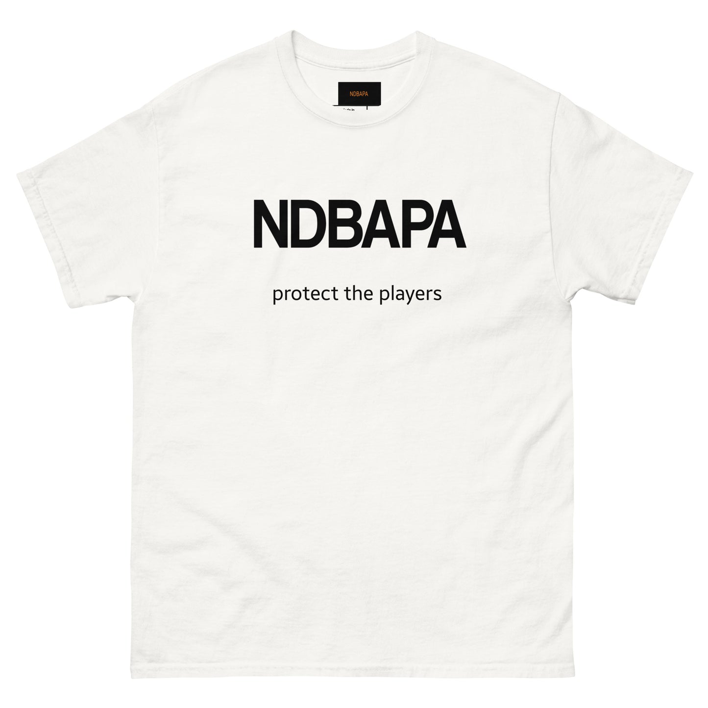 NDBAPA - protect the players - Men's classic tee