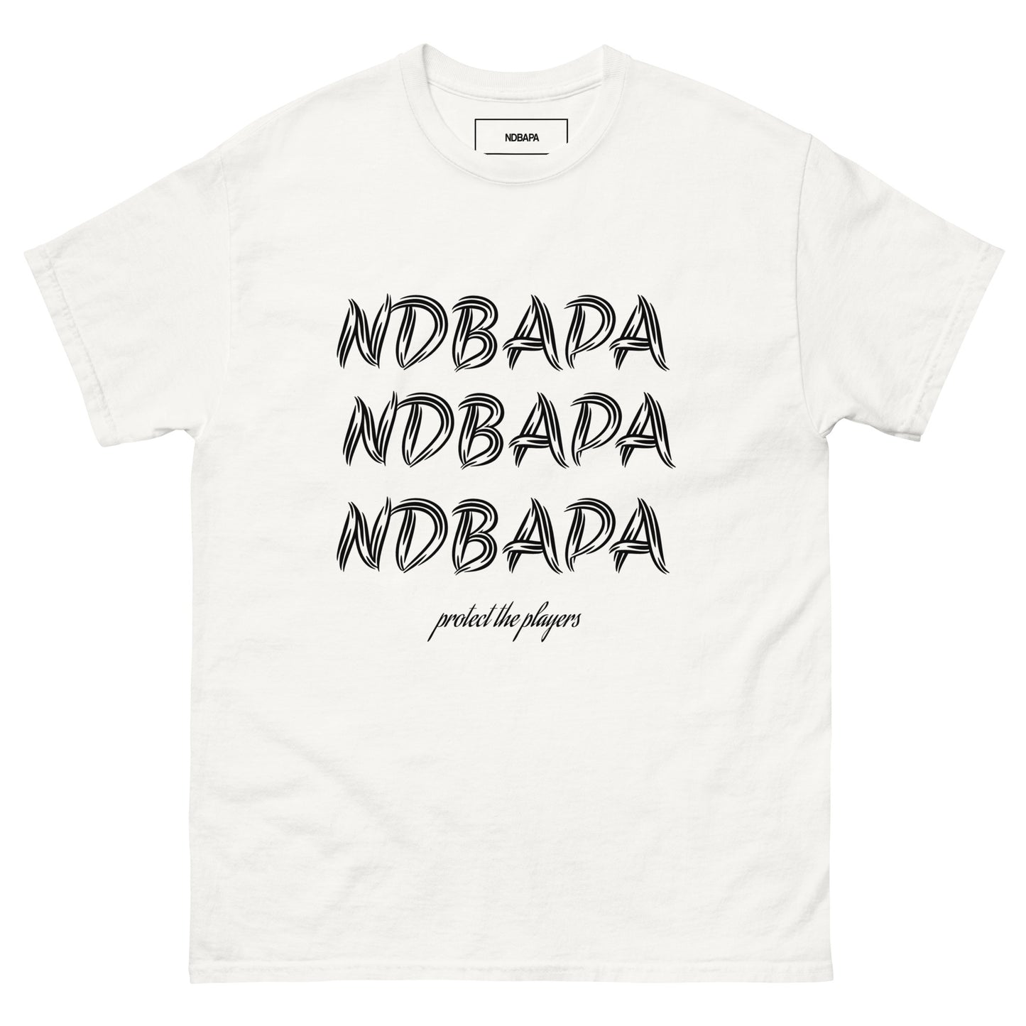 NDBAPA - 3X TIMES - protect the players - Men's classic tee