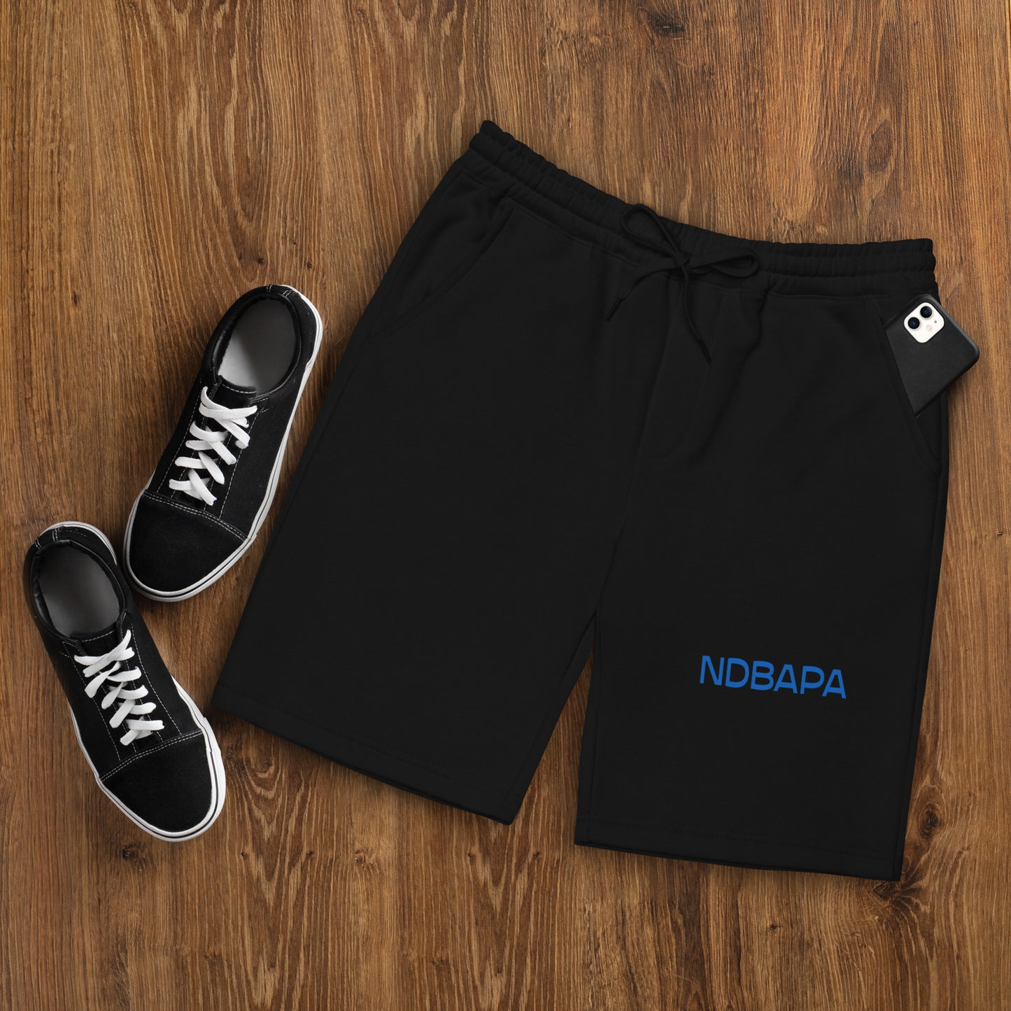 NDBAPA - TEXT- Men's fleece shorts