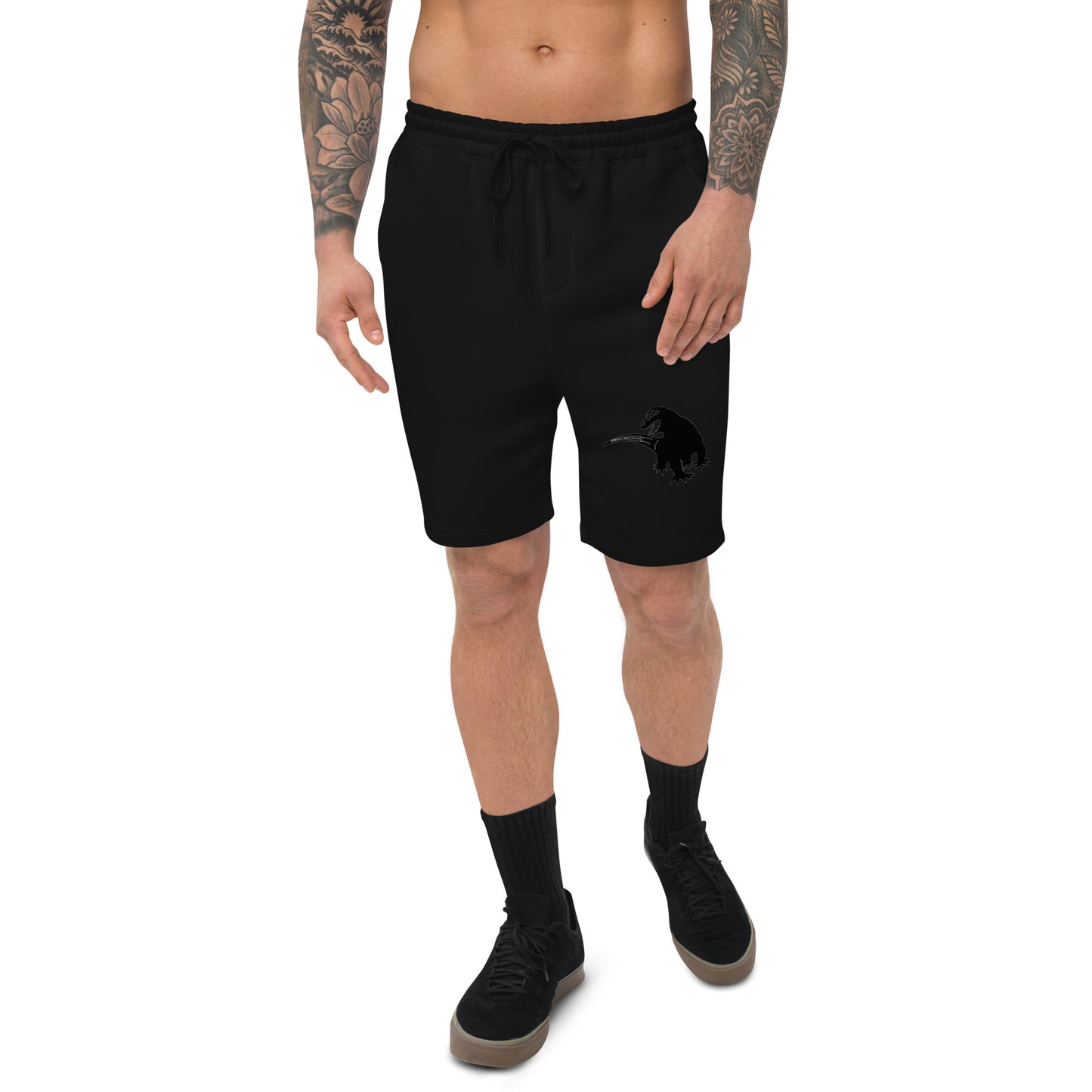 SUBB’AUTOMATIC- SPACE KOMODO DRAGON - LOGO -Men's fleece shorts