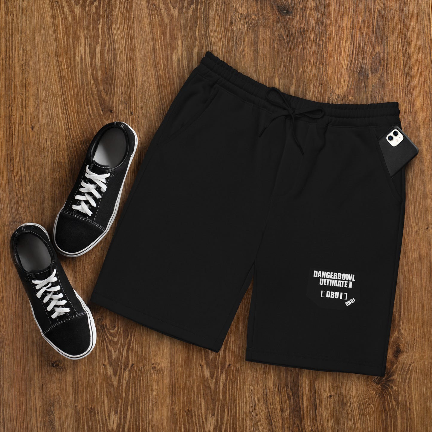 DANGERBOWL ULTIMATE INTERNATIONAL-SHIELD LOGO - Men's fleece shorts