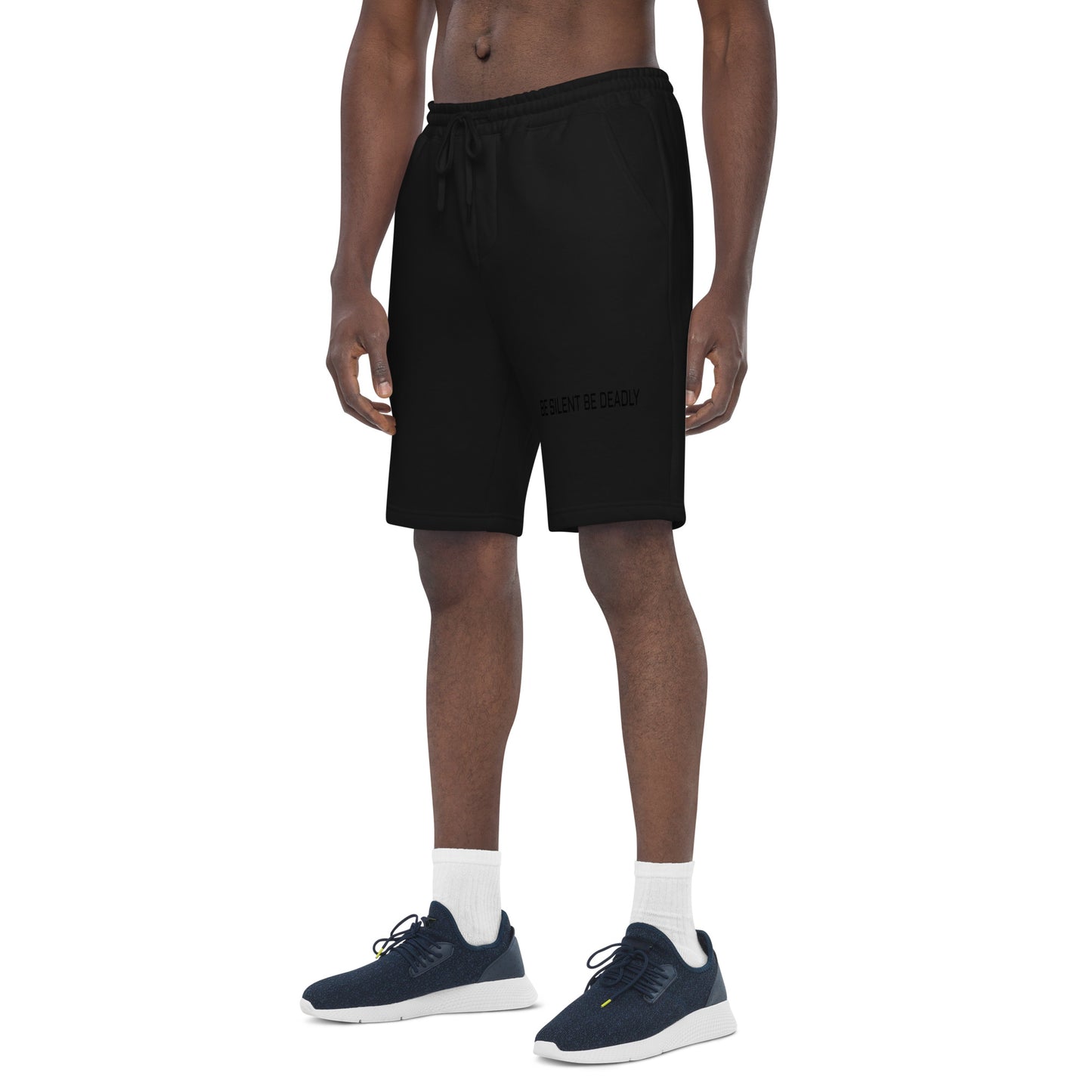 BE SILENT BE DEADLY - Men's fleece shorts