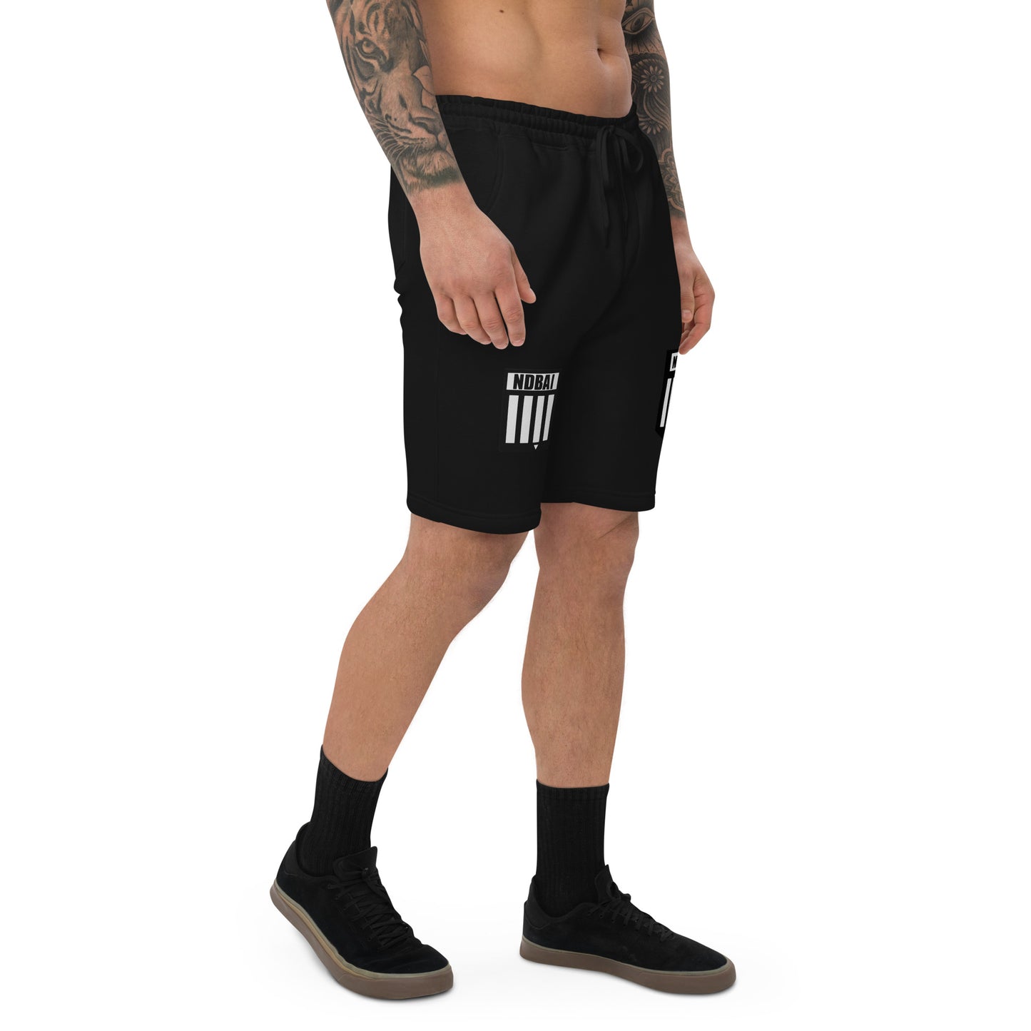 NDBA NETWORK SHIELD LOGO & NDBAI SHIELD LOGO -Men's fleece shorts