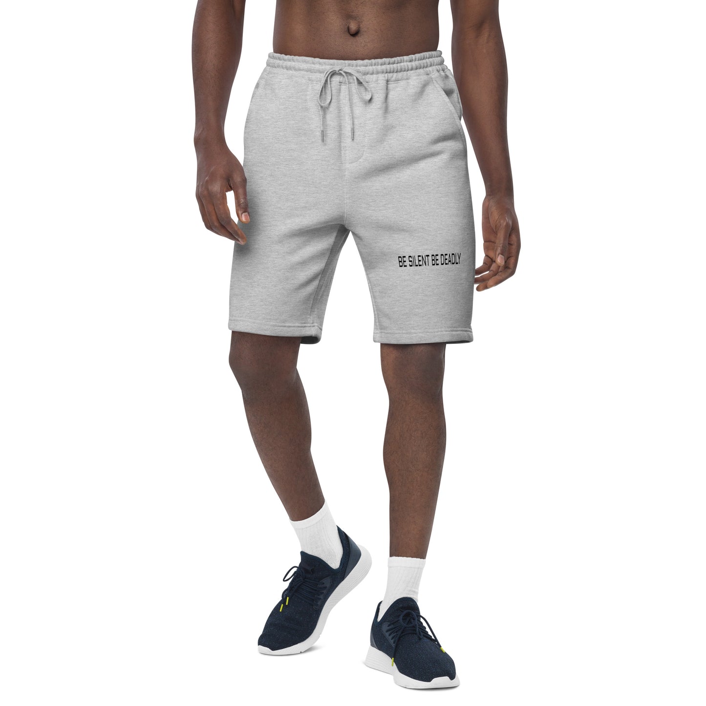 BE SILENT BE DEADLY - Men's fleece shorts