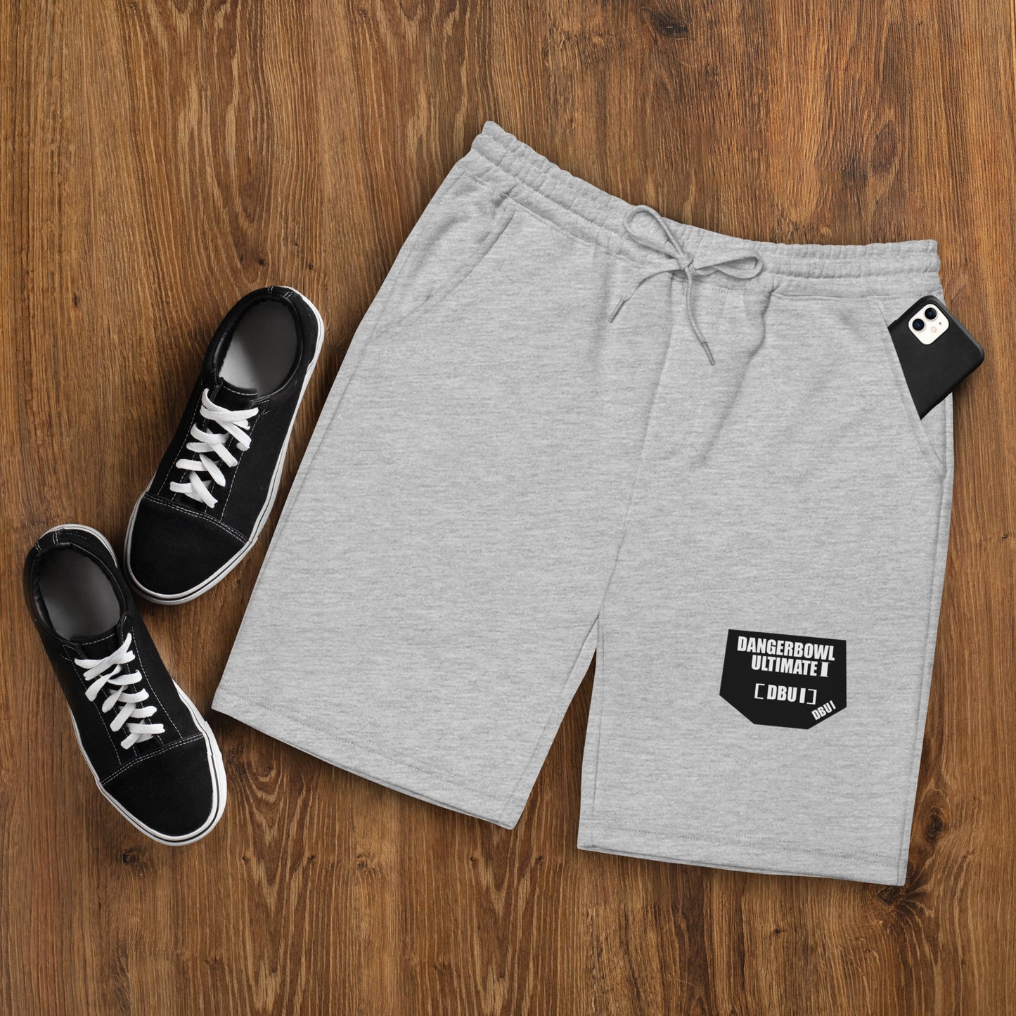 DANGERBOWL ULTIMATE INTERNATIONAL-SHIELD LOGO - Men's fleece shorts