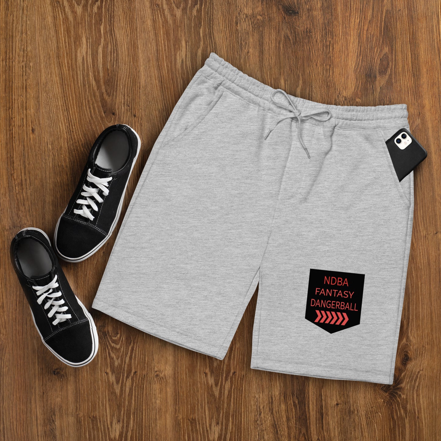 FANTASY NDBA DANGERBALL -SHIELD LOGO - Men's fleece shorts