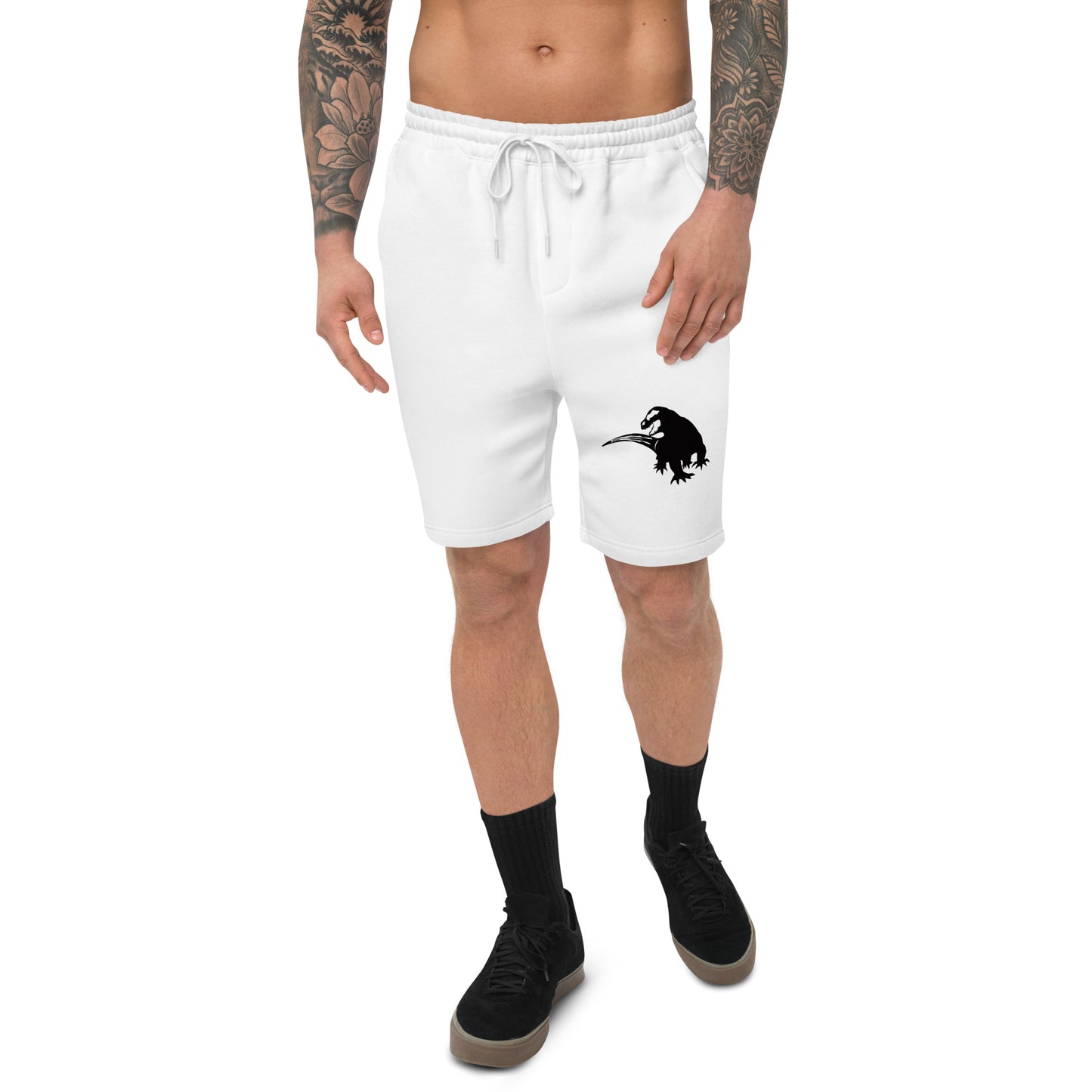 SUBB’AUTOMATIC- SPACE KOMODO DRAGON - LOGO -Men's fleece shorts