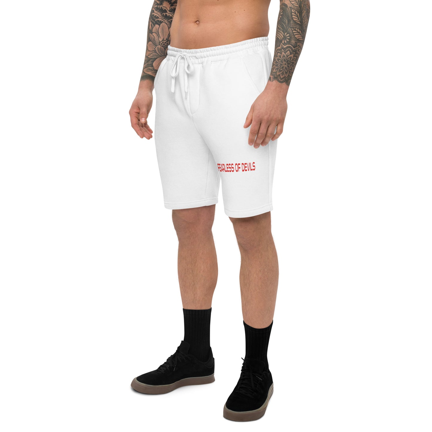 FEARLESS OF DEVILS -Men's fleece shorts