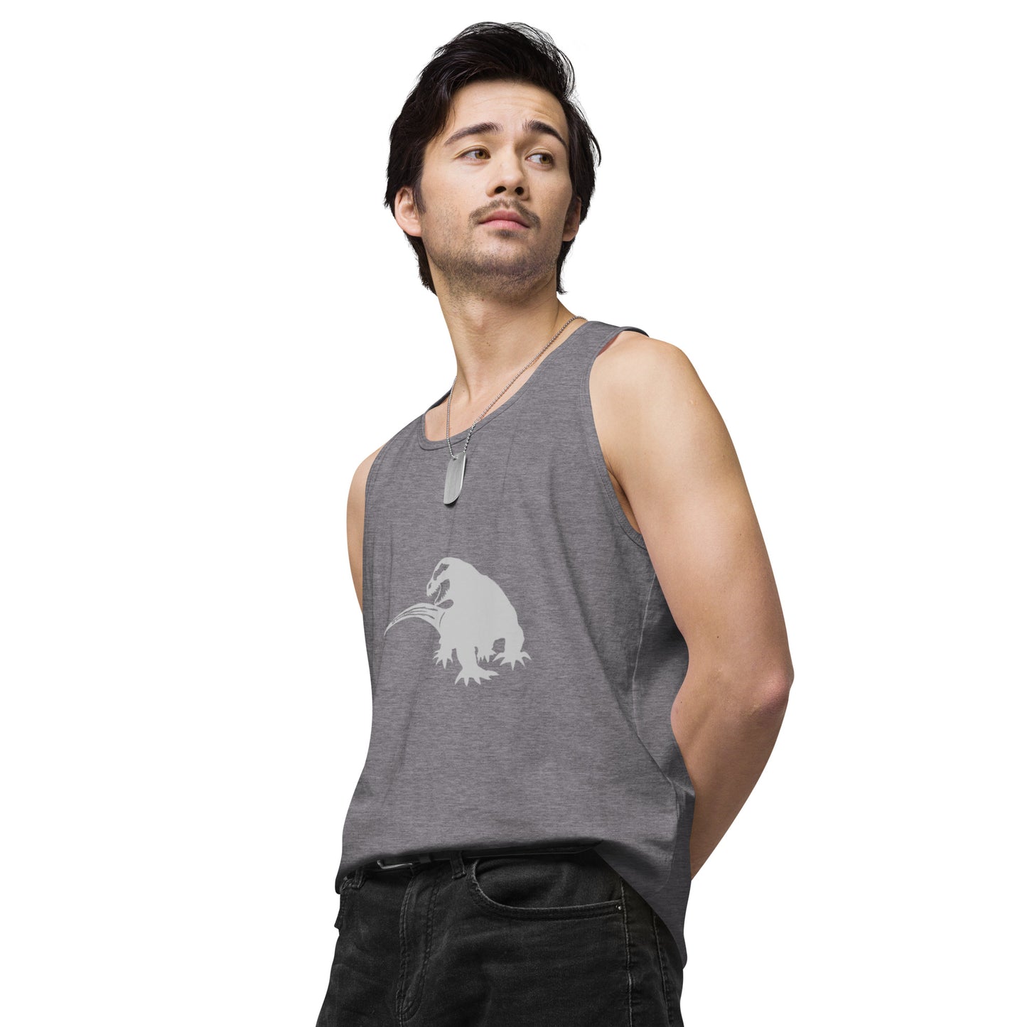 SPACE KOMODO DRAGON LOGO - SUBB'AUTOMATIC - Men’s premium tank top