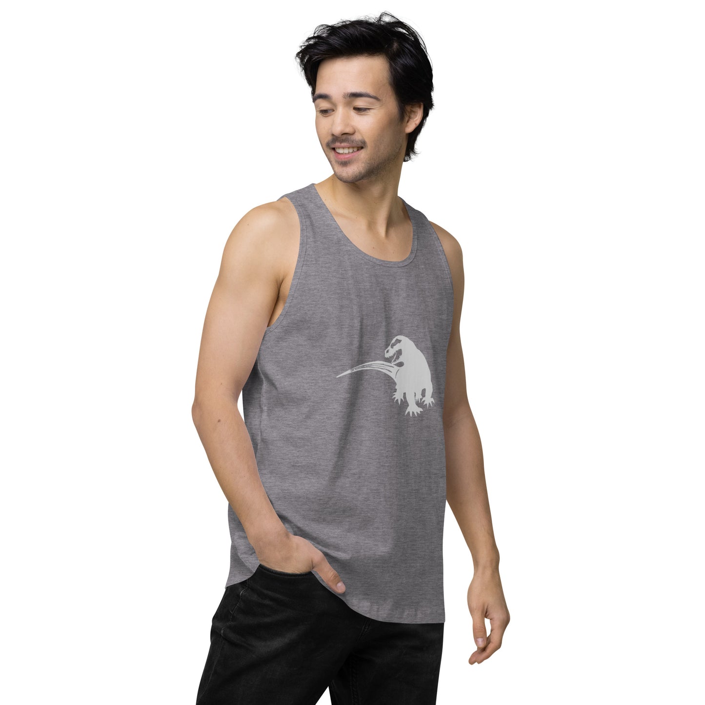 SPACE KOMODO DRAGON LOGO - SUBB'AUTOMATIC - Men’s premium tank top