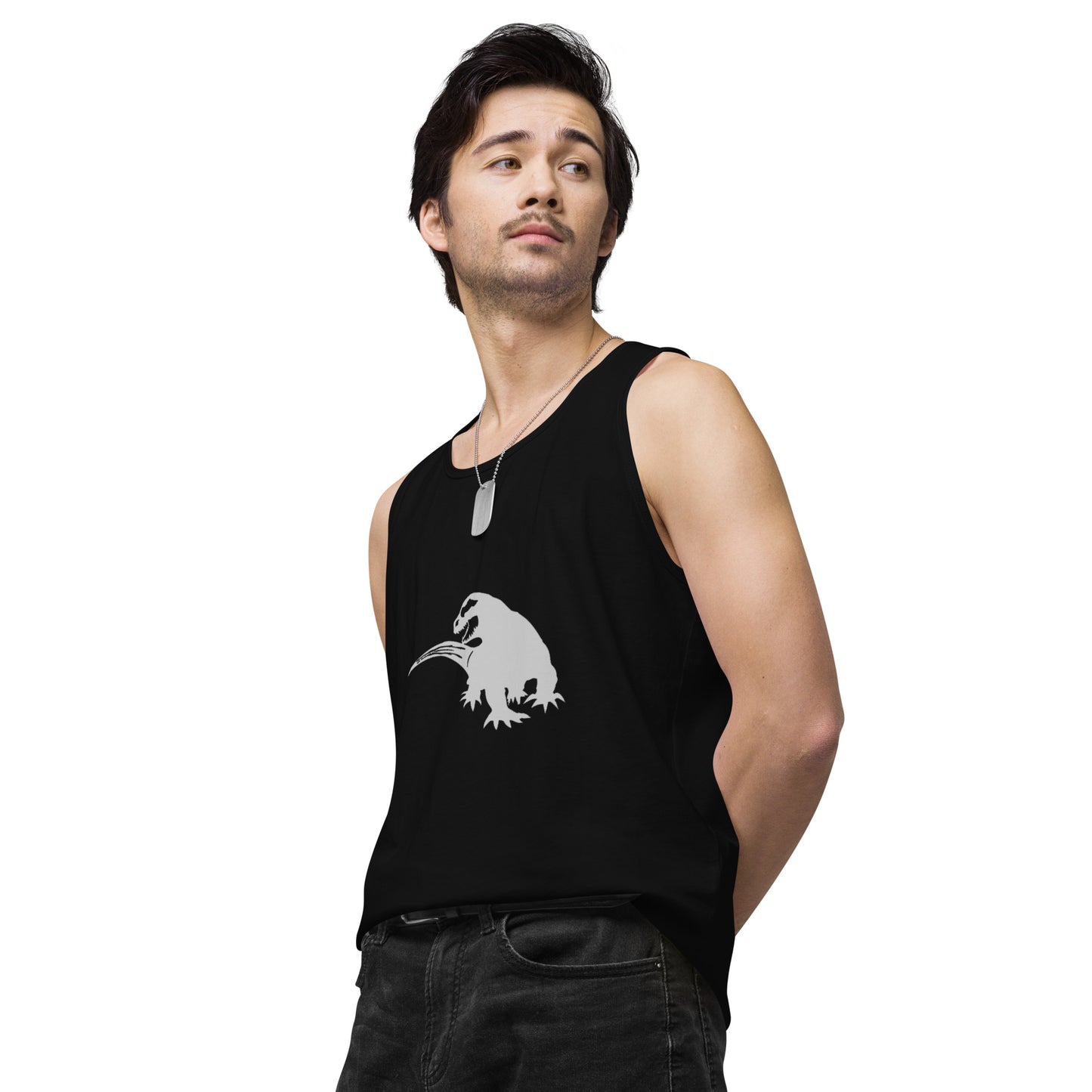 SPACE KOMODO DRAGON LOGO - SUBB'AUTOMATIC - Men’s premium tank top